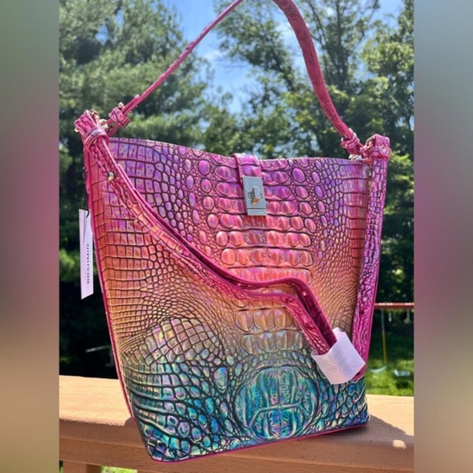 Brahmin Shira Horizon Ombre Bucket Bag