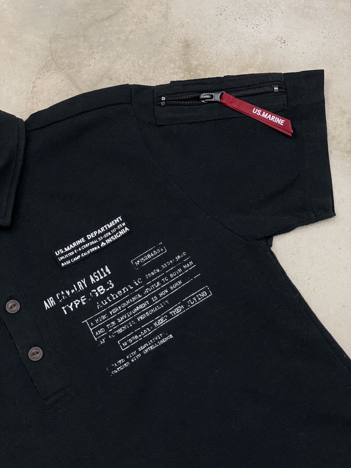 Japanese Brand 14th Dept Marine Insignia Tactical Pocket Body Number Size US M / EU 48-50 / 2 - 5 Thumbnail
