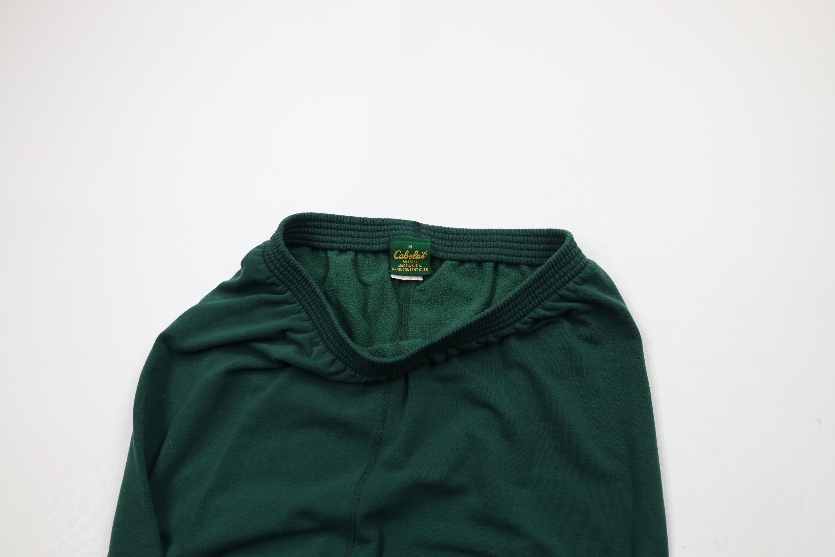 Cabelas × Vintage Vintage 90s Cabelas Thermal Sweatpants Joggers Green USA Size US 34 / EU 50 - 6 Thumbnail