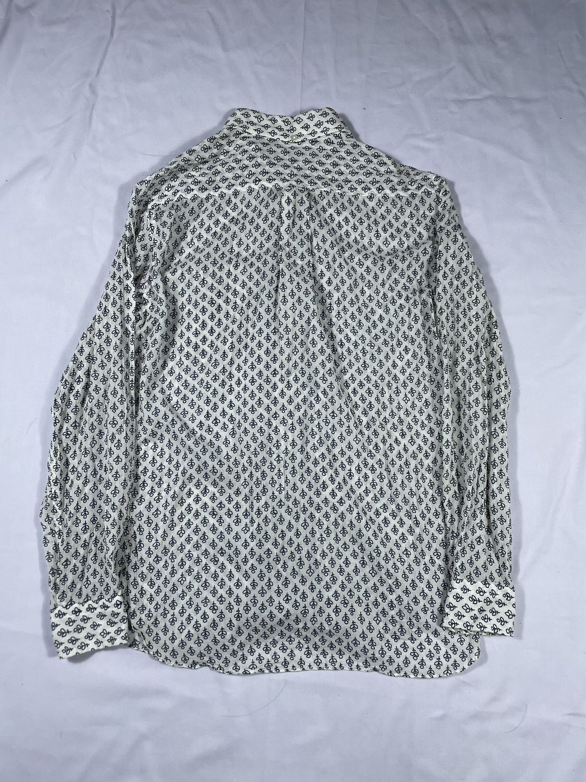 Beams Plus × Japanese Brand × Vintage BEAMS International gallery full print long shirt Size US M / EU 48-50 / 2 - 3 Thumbnail