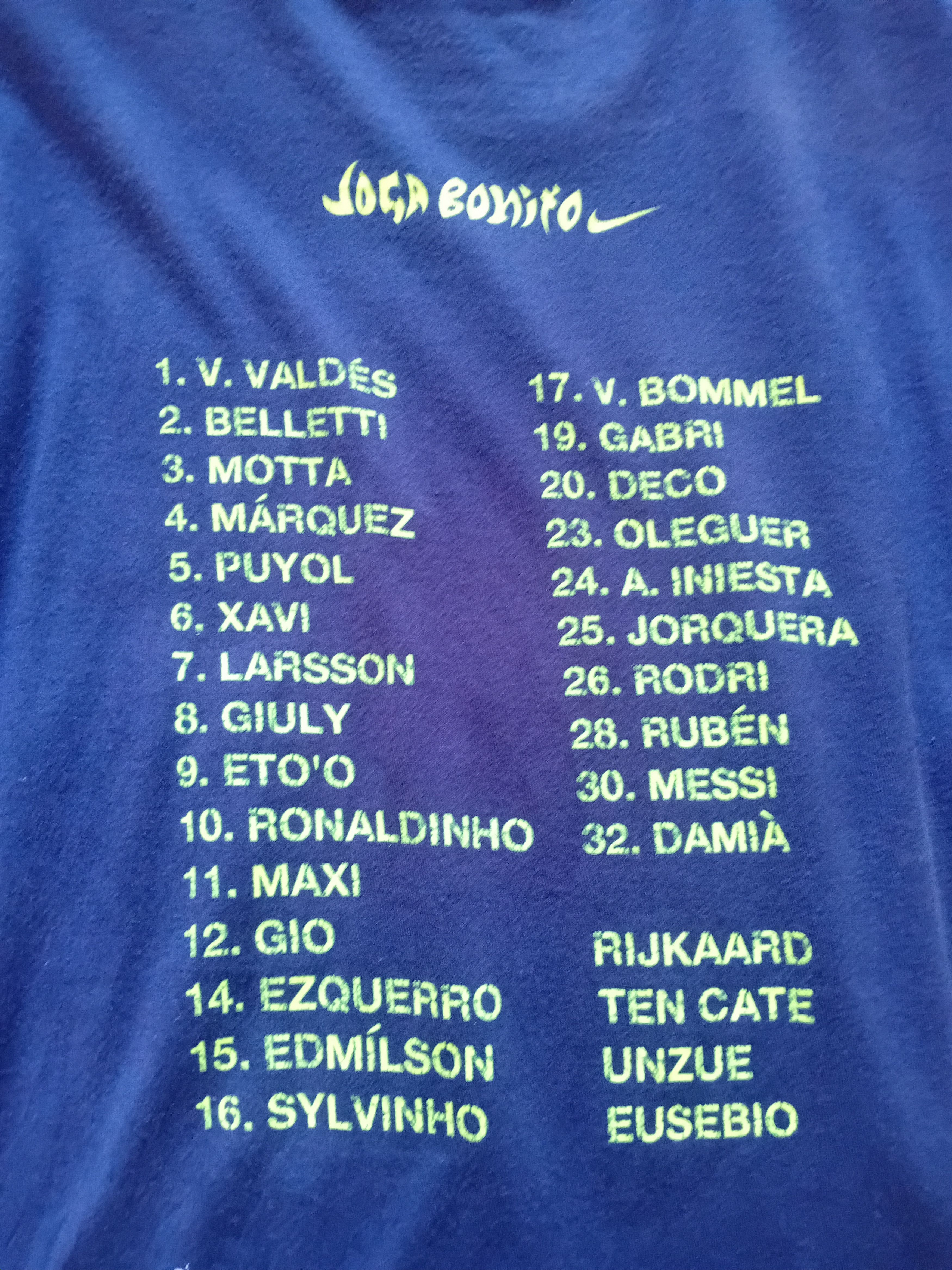 Nike Barcelona 2006 Official Shirt Size US M / EU 48-50 / 2 - 7 Thumbnail