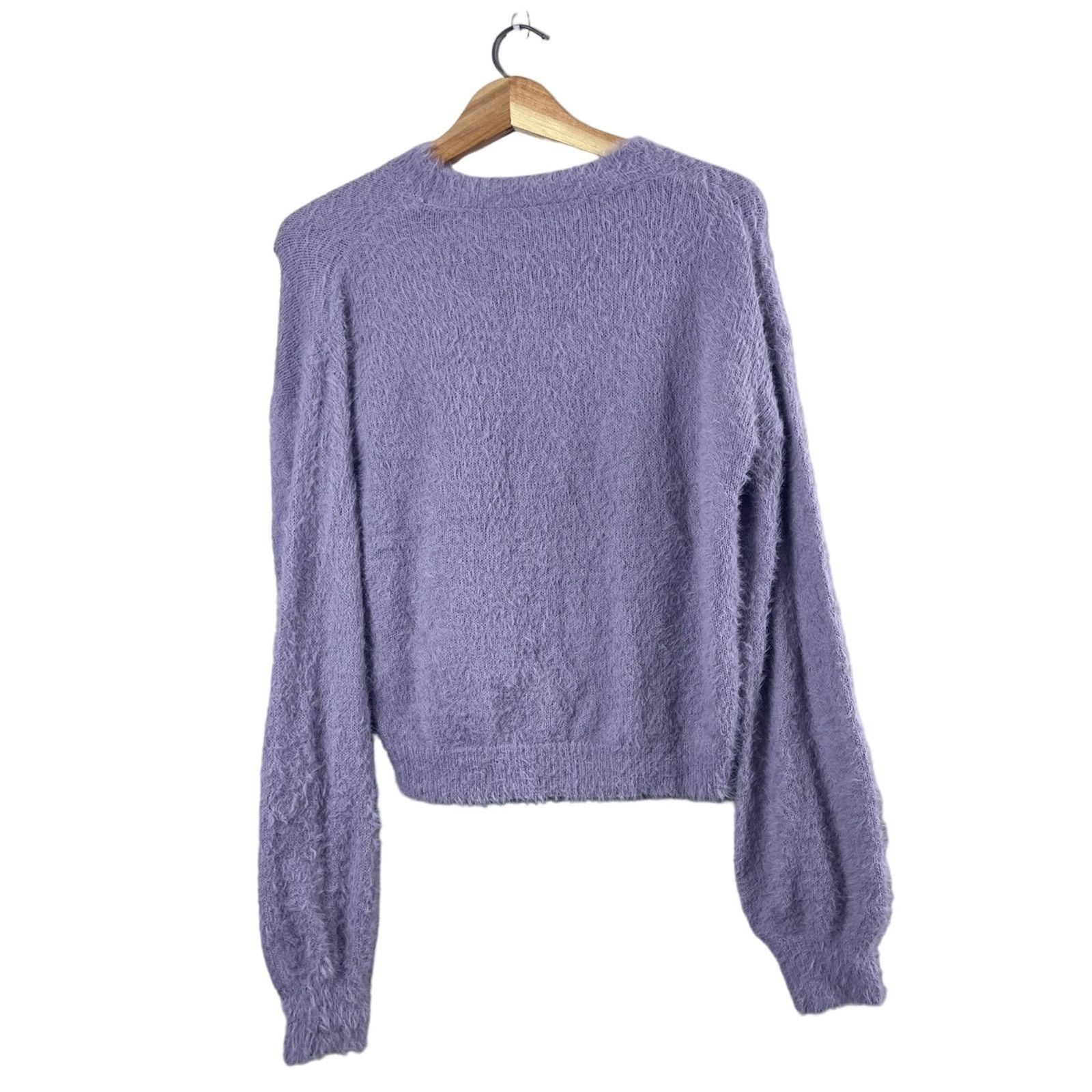 Nasty Gal Purple Fuzzy Nasty Gal Winter Sweater S Size S / US 4 / IT 40 - 3 Thumbnail