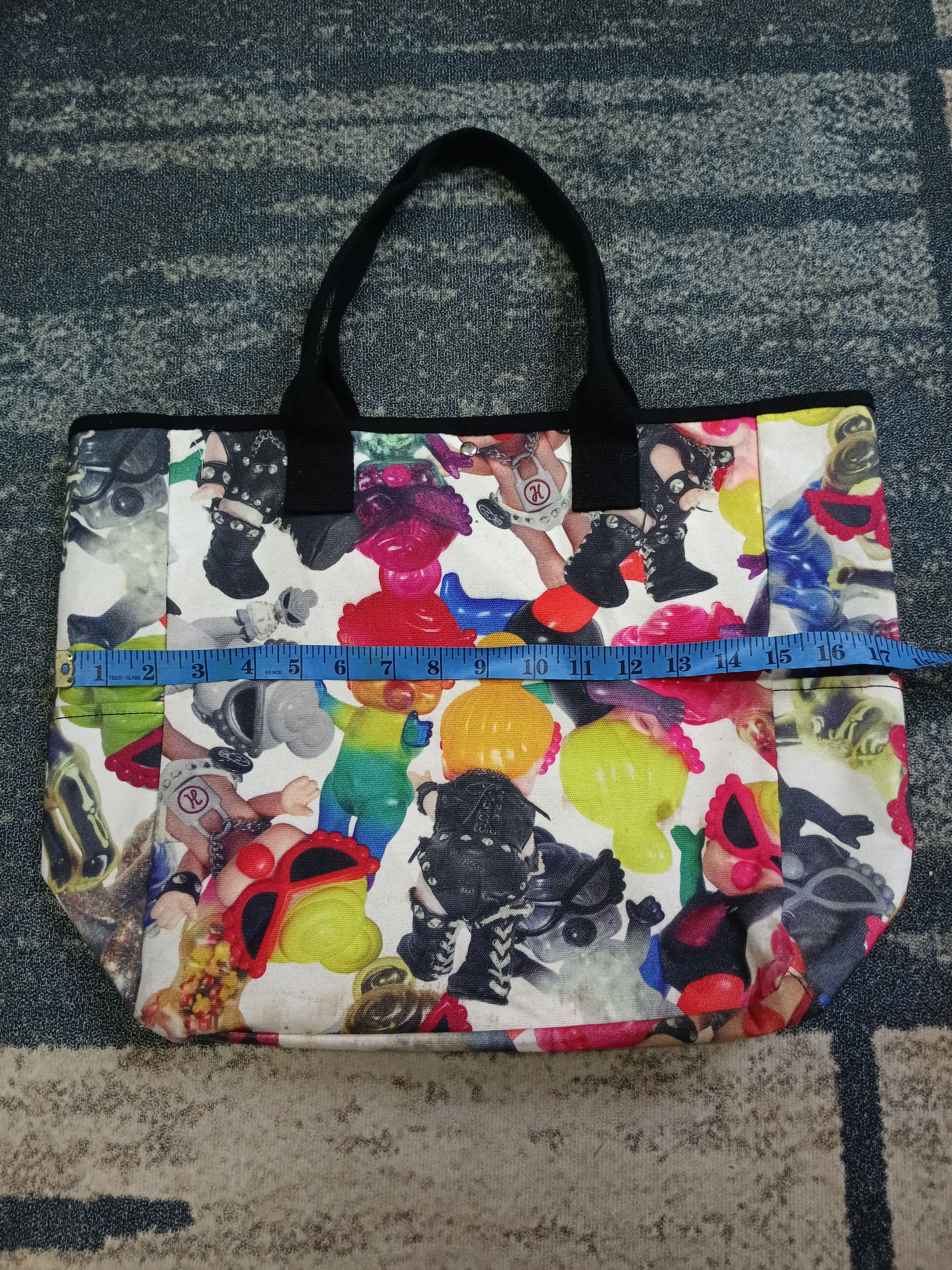 Hysteric Glamour HYSTERIC FULLPRINT CANVAS TOTE BAG Size ONE SIZE - 4 Thumbnail