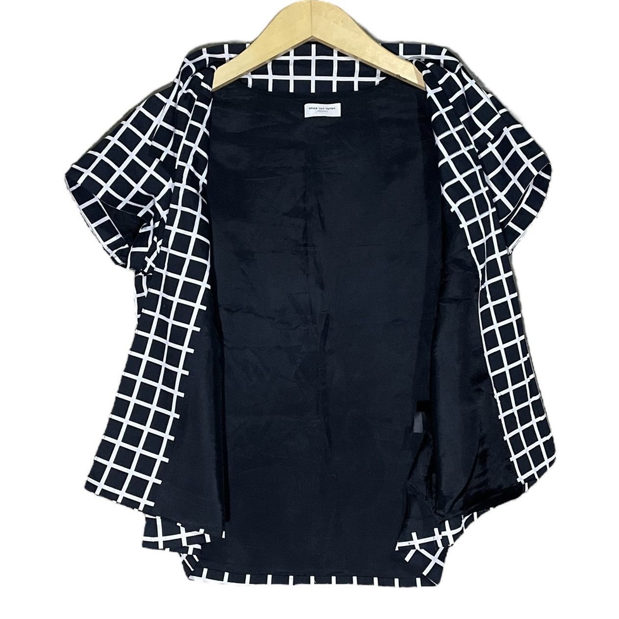 Designer × Dries Van Noten Dries Van Noten Blouse Plaid Print Size M / US 6-8 / IT 42-44 - 7 Thumbnail