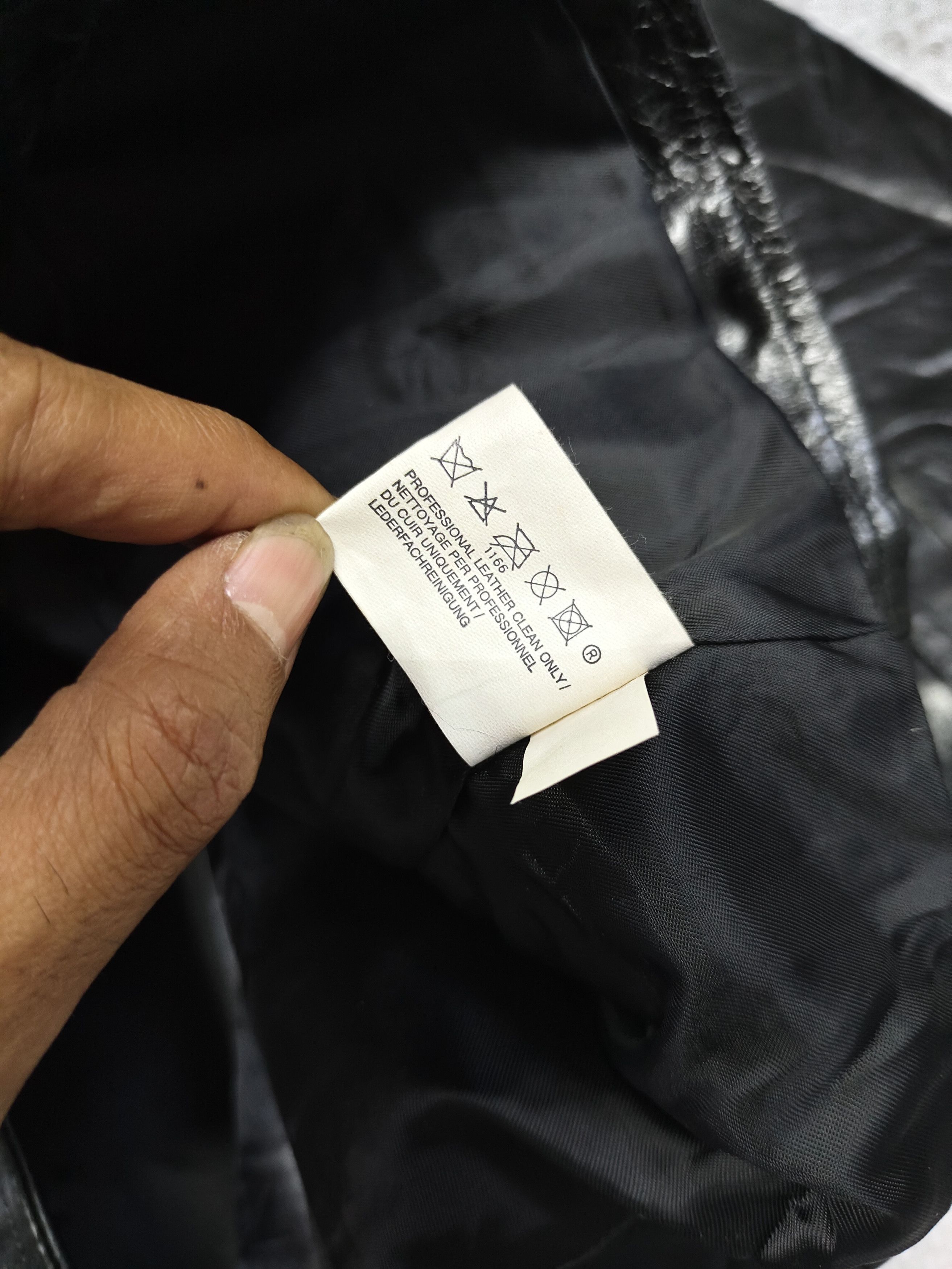 Gap 00s GAP- Minimal Tailored Glossy Leather Blazer Jacket Size US L / EU 52-54 / 3 - 9 Thumbnail