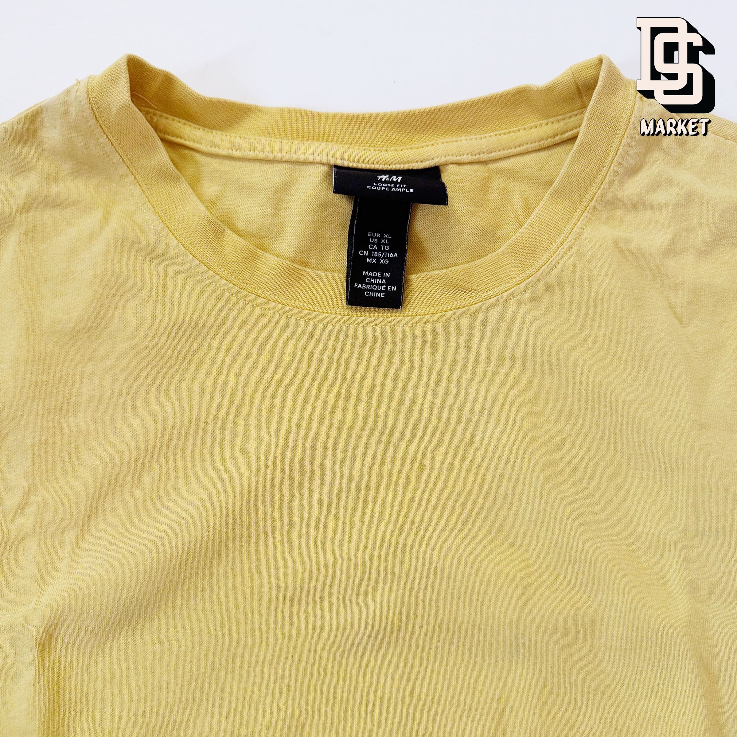 H&M LOT OF TWO H&M BASIC PLAIN TEES YELLOW LILAC PURPLE XL Size US XL / EU 56 / 4 - 3 Thumbnail