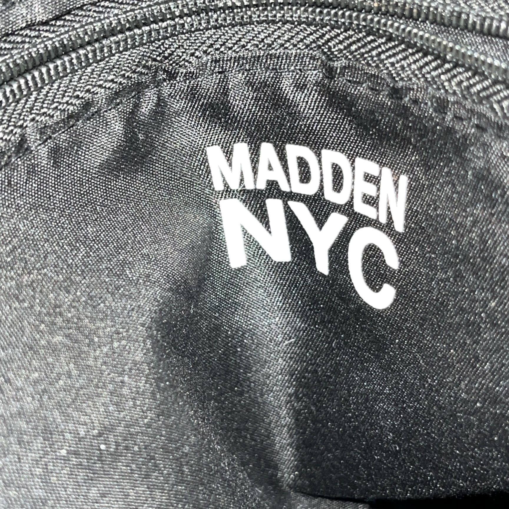 Steve Madden Steve Madden Black Gray DENIM MINI BACKPACK Zip Purse Shoulder Bag Emo Punk Y2K Size ONE SIZE - 2 Thumbnail