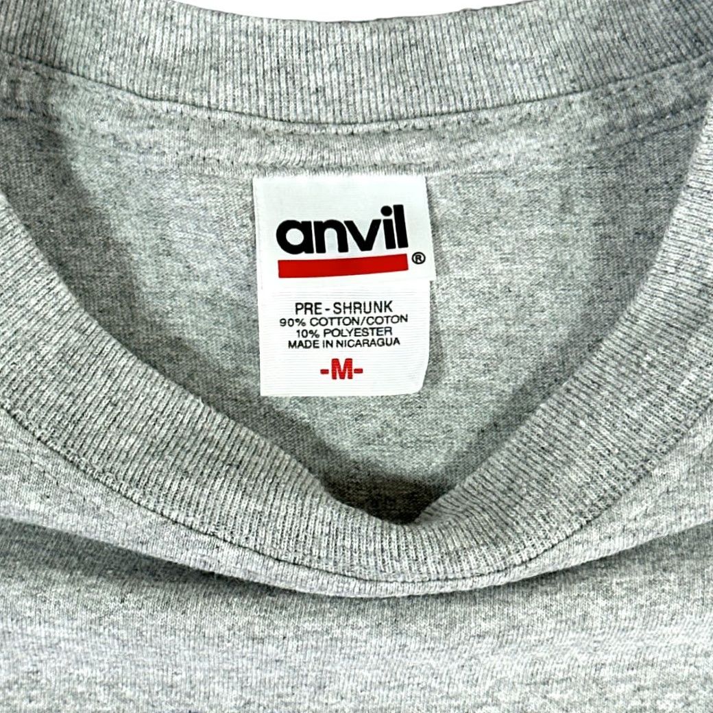 Anvil VINTAGE Wisconsin Maritime Museum Shirt Adult MEDIUM Gray 90s Y2K Spell Out 90s Navy Tee Mens Size US M / EU 48-50 / 2 - 3 Thumbnail