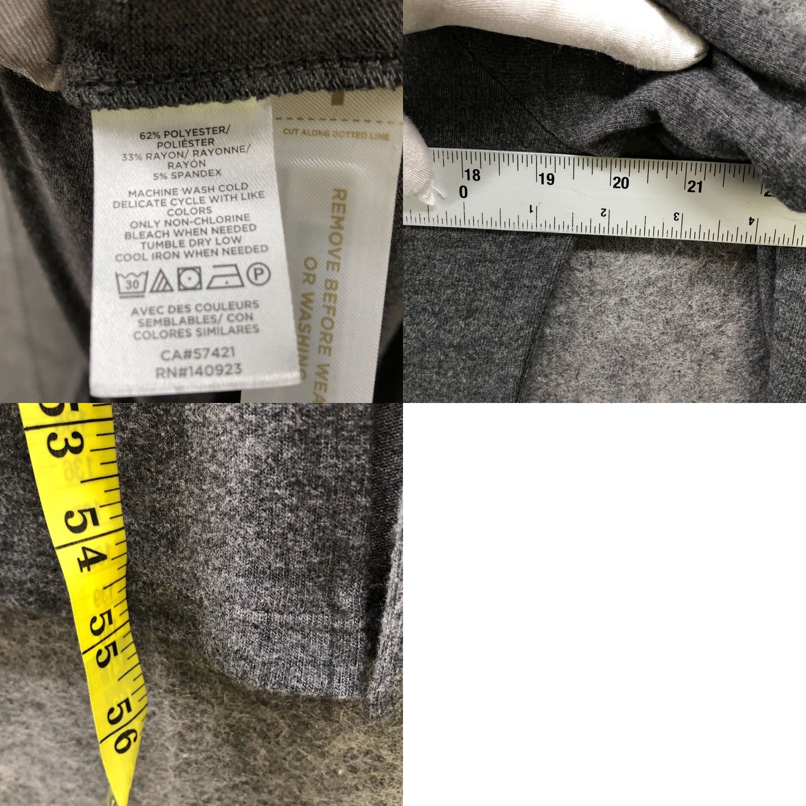 Loft LOFT Mock Neck Midi/Maxi Dress Womens M Gray Tie Waist Knit Side Slits Maxi Dress Womens M Gray Tie Waist Knit Side Slits Size M / US 6-8 / IT 42-44 - 8 Thumbnail