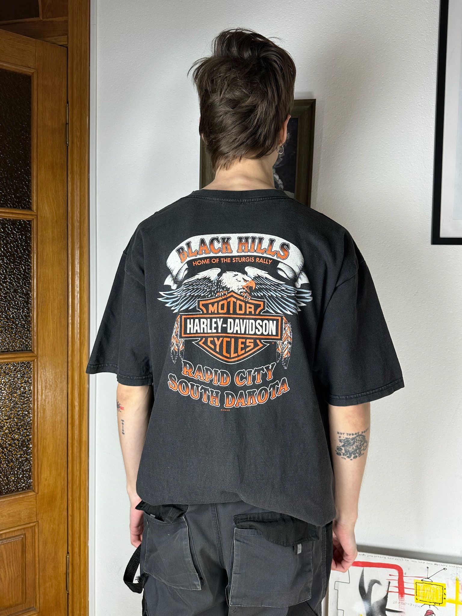 Harley Davidson Vintage Harley Davidson Size US XL / EU 56 / 4 - 4 Thumbnail