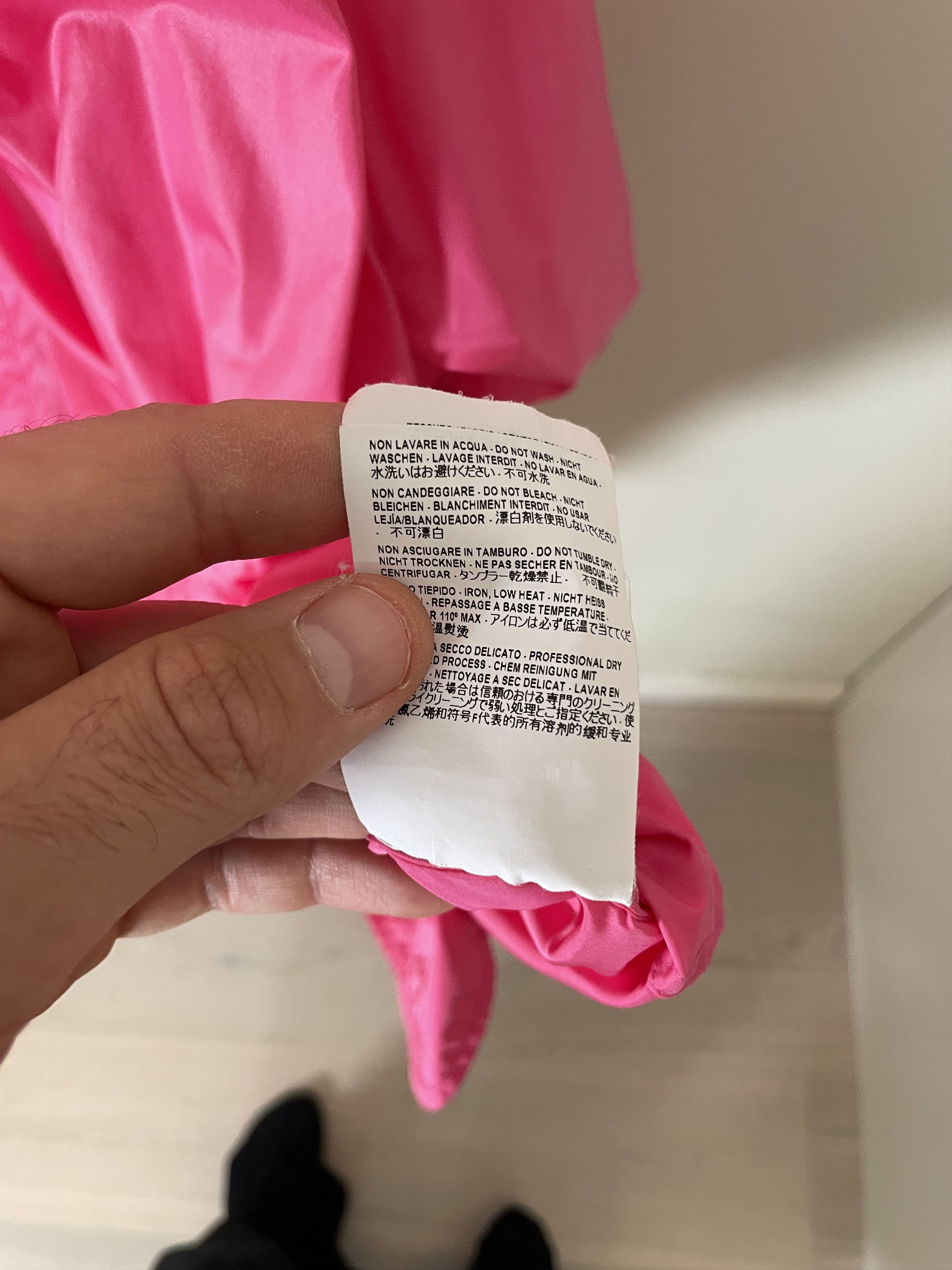 Balenciaga Balenciaga Pink Copyright Logo Track Jacket Size US M / EU 48-50 / 2 - 5 Thumbnail