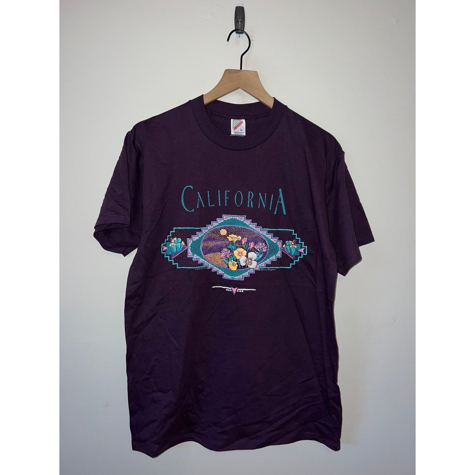Jerzees Vintage California Nature Shirt Graphic Tee VTG 1990s 90s L Size US L / EU 52-54 / 3 - 1 Thumbnail