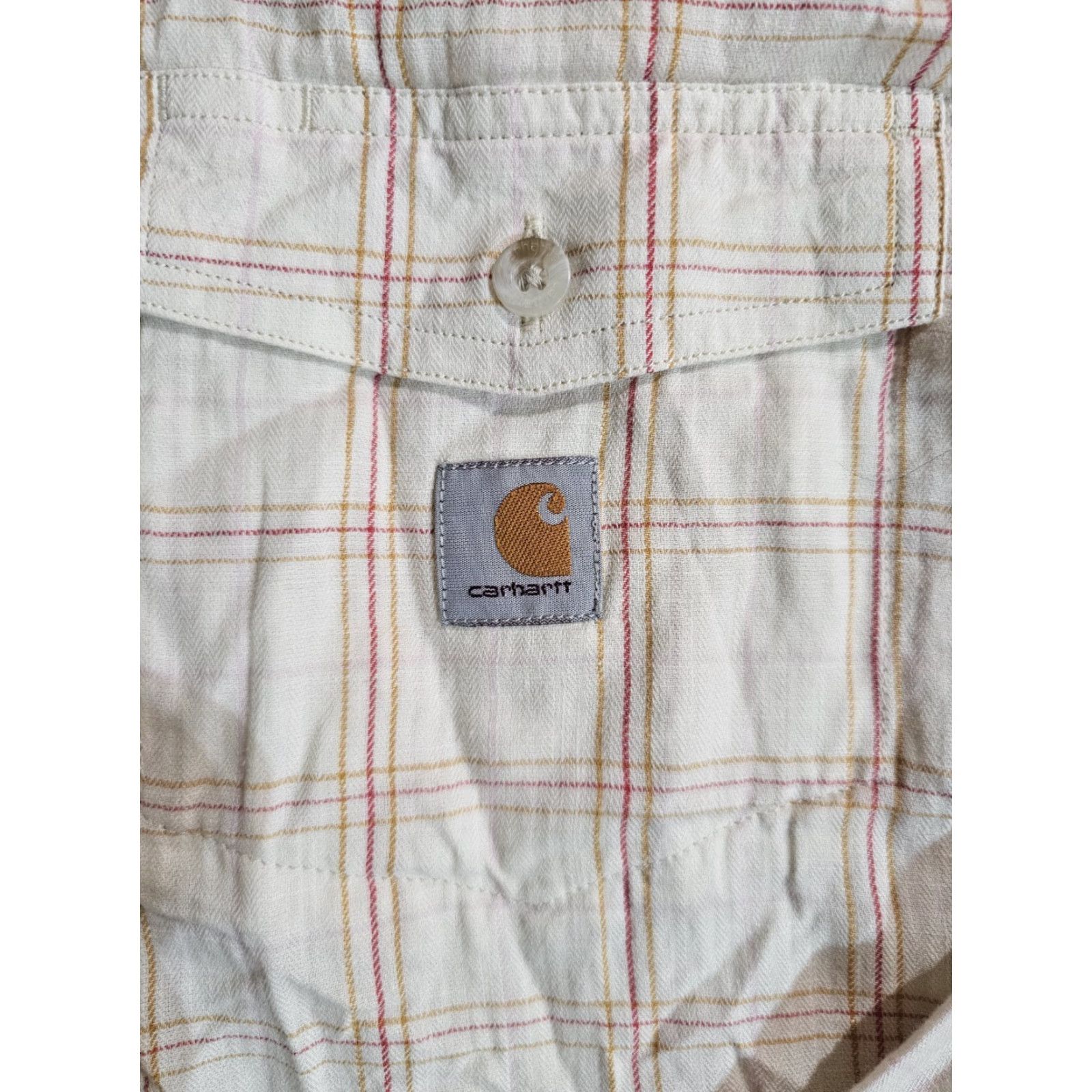Carhartt Carhartt Shirt Womens Plaid Button Down Lightweight Loose Fit Sz Med (8-10) Size M / US 6-8 / IT 42-44 - 4 Thumbnail