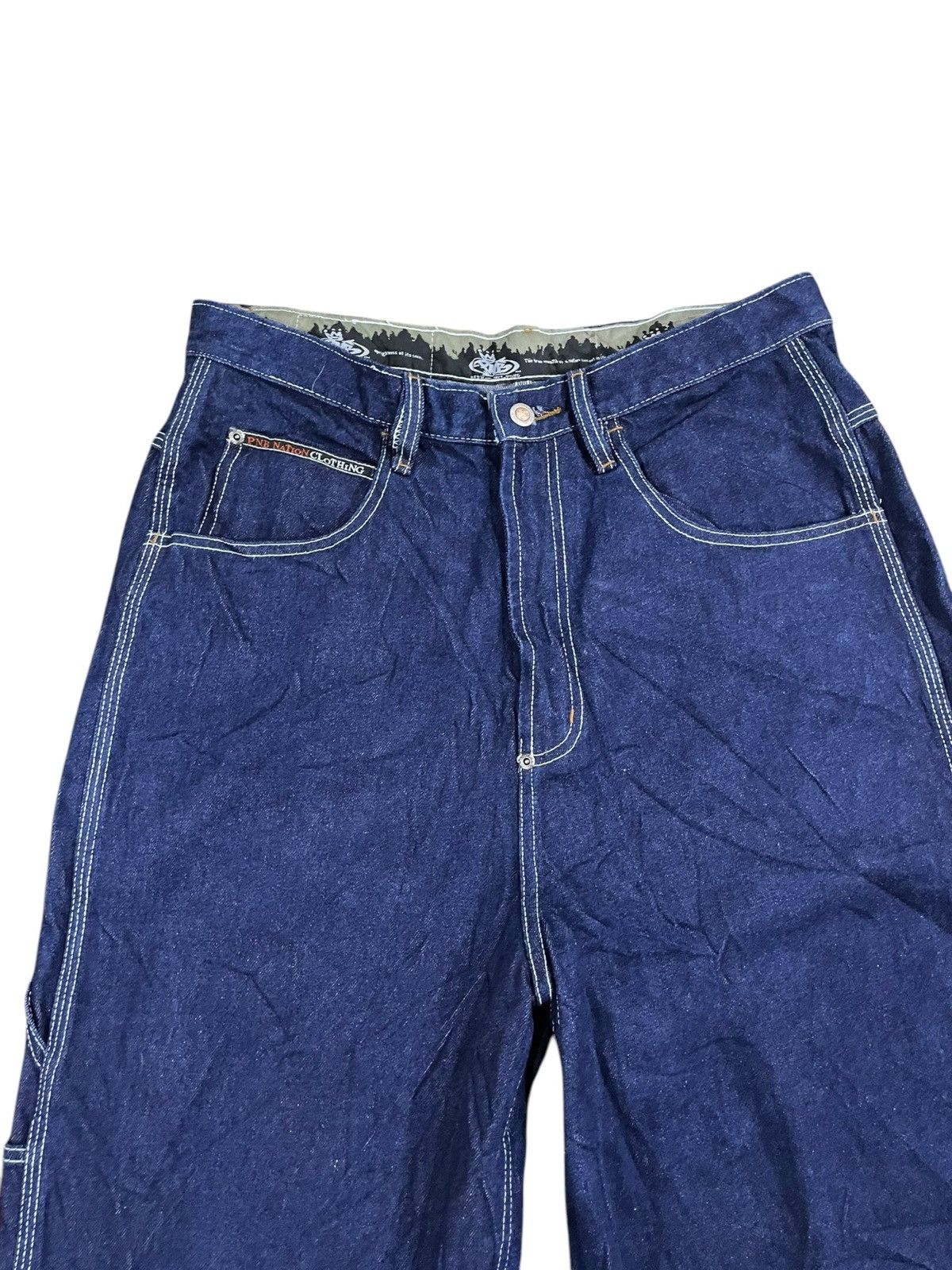 Chance The Rapper × Shorty's Skateboards Streetwear Baggy PNB Nation Rapper Jeans Size US 34 / EU 50 - 4 Thumbnail