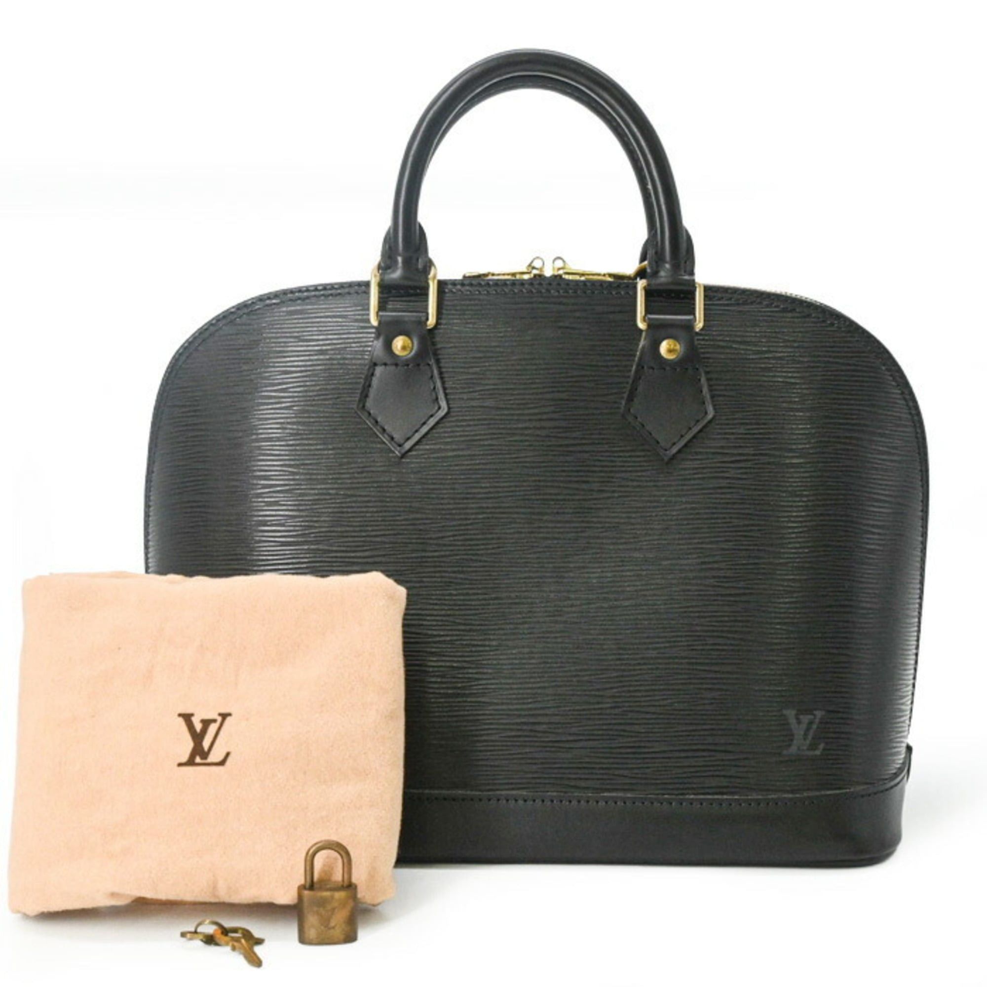 Louis Vuitton LOUIS VUITTON Alma Epi Noir Handbag Leather Bag Black Women's M52142 Size ONE SIZE - 1 Thumbnail