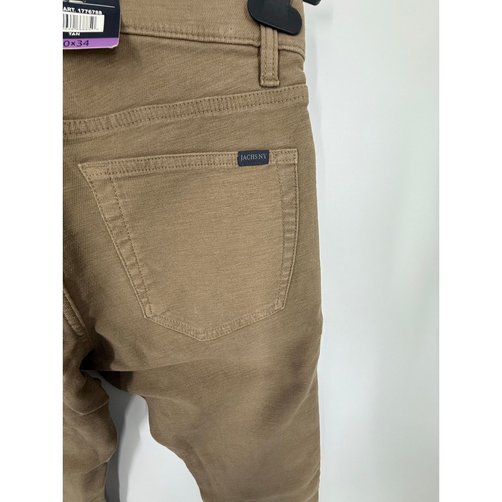 JACHS NY NEW Jachs NY Men’s 5-Pocket Stretch Twill Straight Tan 30/34 Size US 30 / EU 46 - 11 Thumbnail