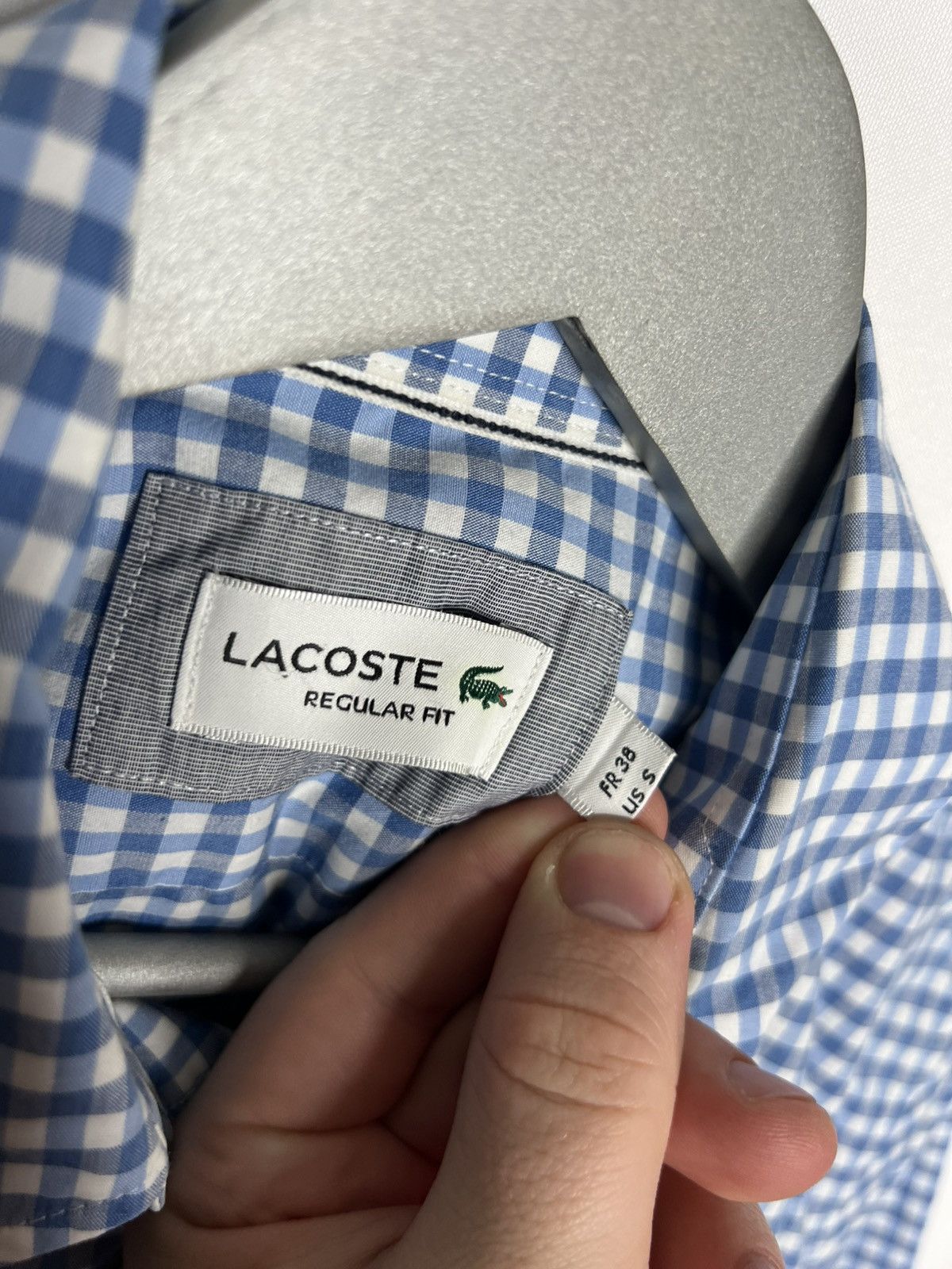Lacoste Lacoste Luxury Plaid Long Sleeve Shirt Polo Tee Size US S / EU 44-46 / 1 - 8 Thumbnail