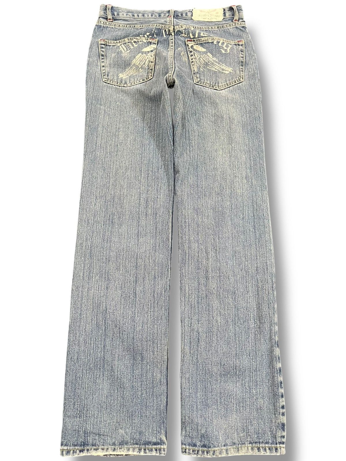 Other Vintahe Antfui Jeans Eagle Wing Printed Denim Size US 31 - 7 Thumbnail