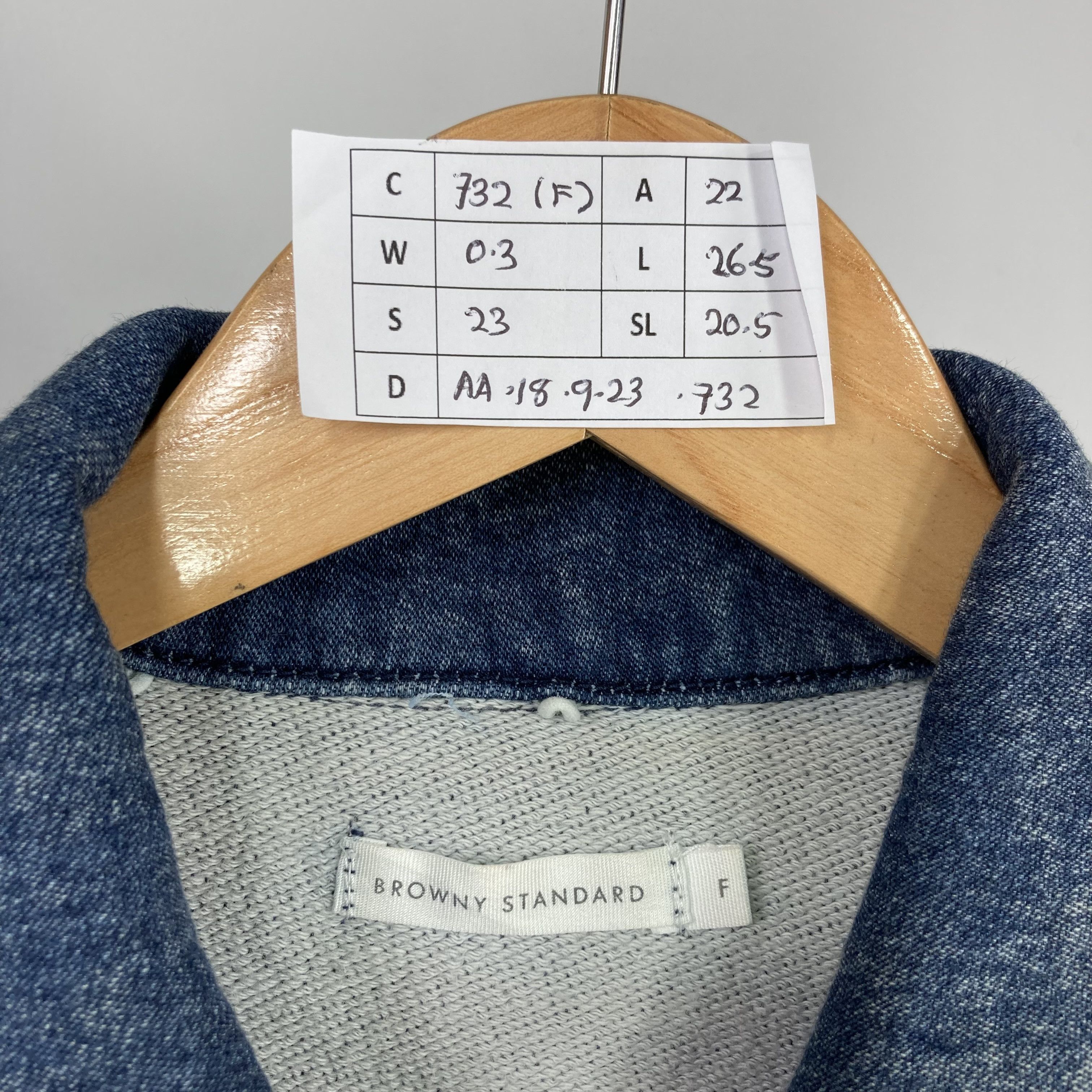 Japanese Brand Vintage BROWNY STANDARD Women's Trucker Jacket Size L / US 10 / IT 46 - 6 Thumbnail