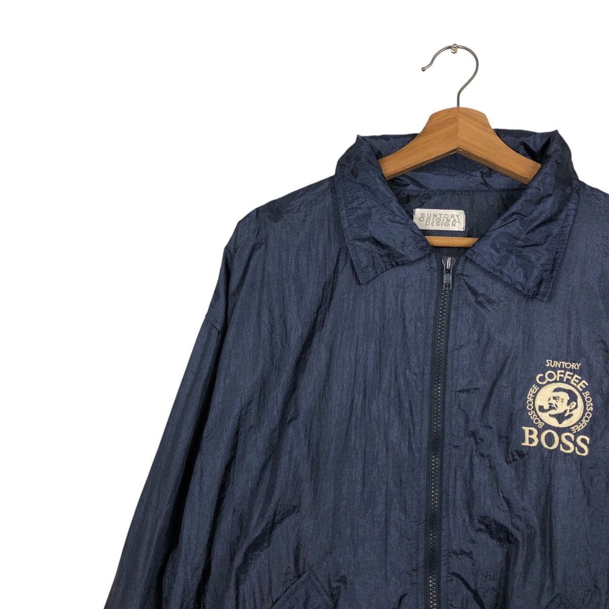 Japanese Brand 📌Vintage Bomber Jacket Nylon Suntory Coffee Issey Miyake Size US M / EU 48-50 / 2 - 8 Thumbnail