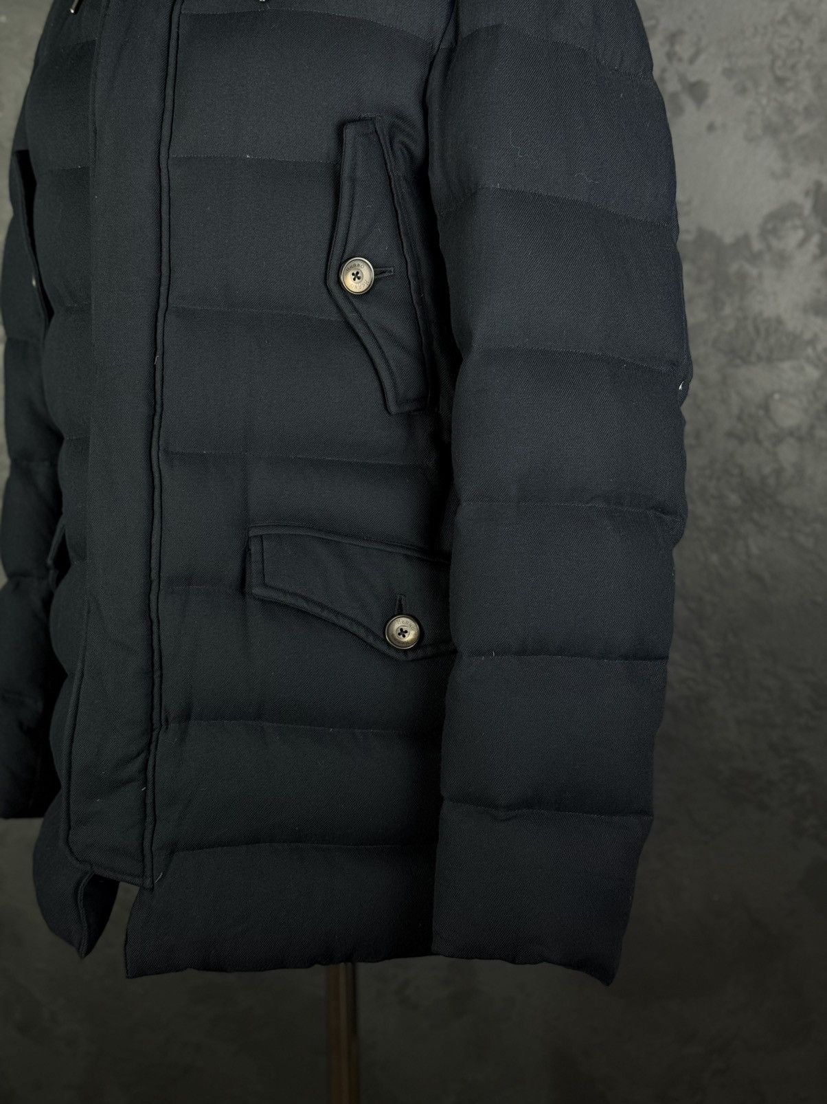 Herno HERNO Norfolk Men's Down Jacket Navy Blue Size 50 Size US M / EU 48-50 / 2 - 8 Thumbnail