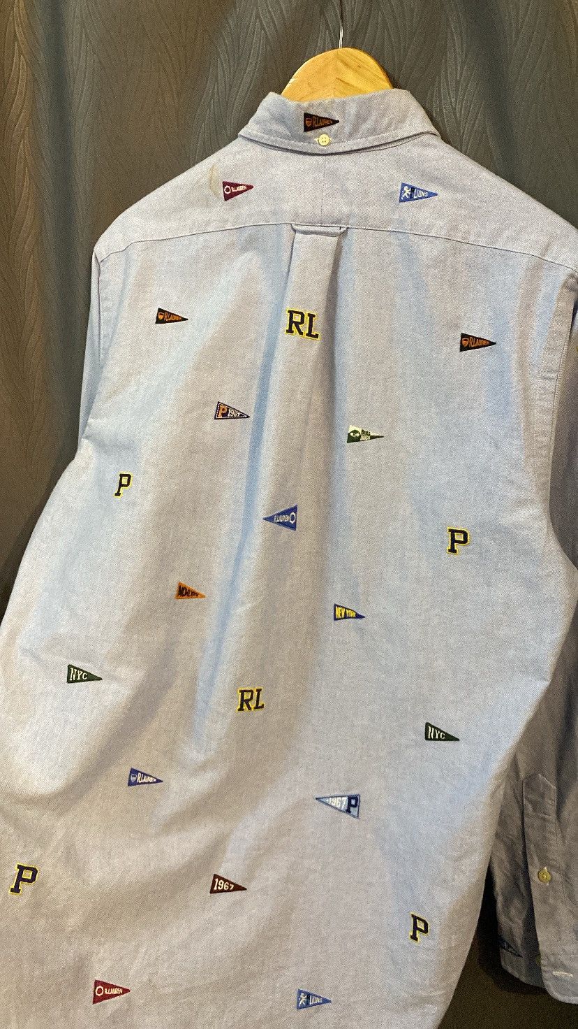 Polo Ralph Lauren × Vintage (RARE)POLO RALPH LAUREN BULLDOG OVP SHIRT MEDIUM Size US M / EU 48-50 / 2 - 10 Thumbnail