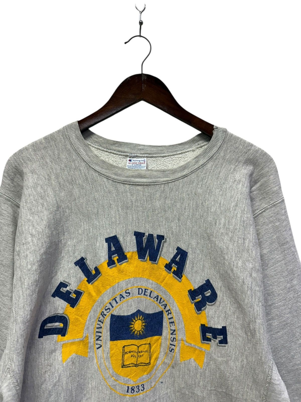 Champion Vintage champion reverse weave delawar university distressed Size US L / EU 52-54 / 3 - 4 Thumbnail