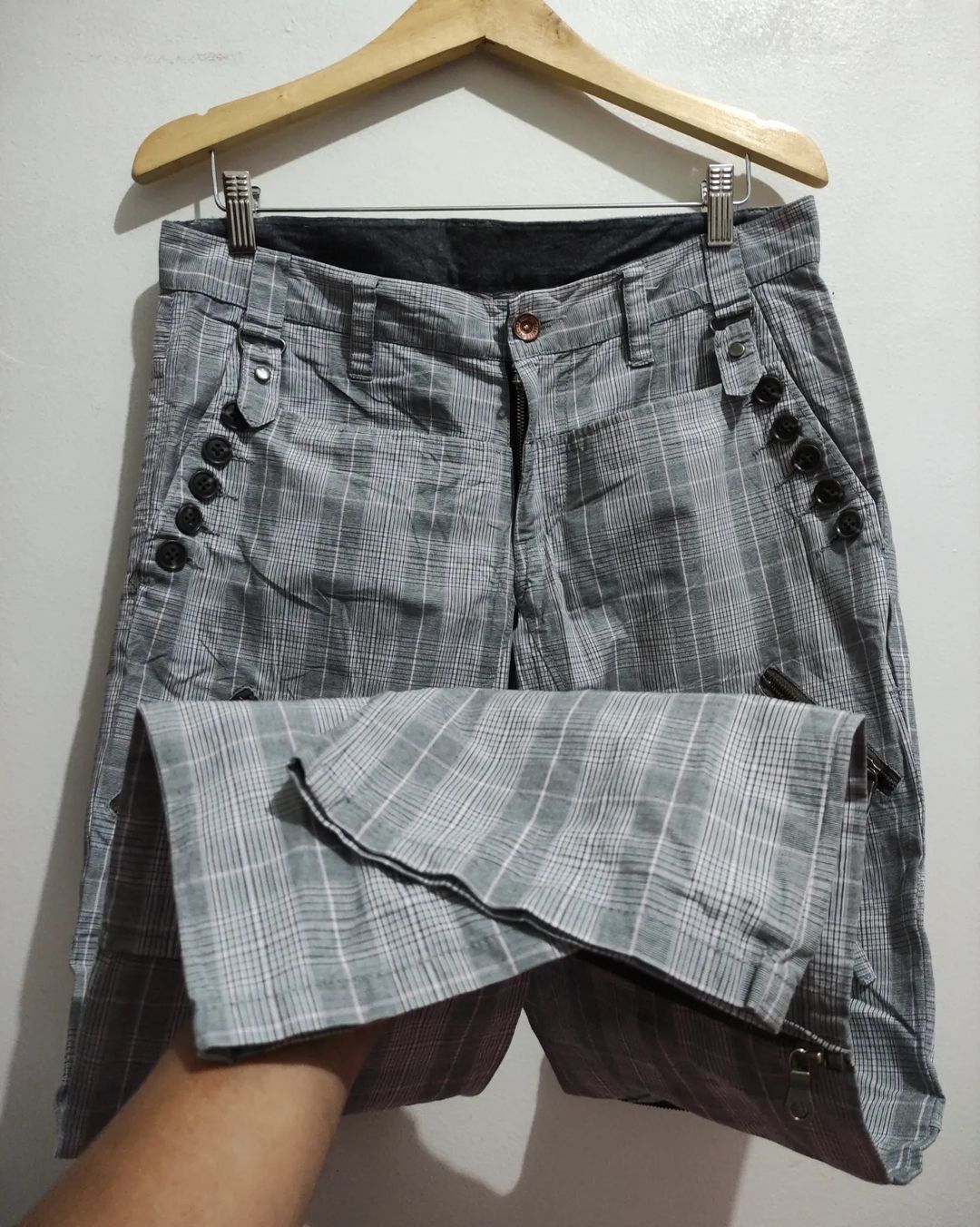PPFM 2000s PPFM Eastern Rock Plaid Bondage Cyber Punk Pant Size US 32 / EU 48 - 9 Thumbnail