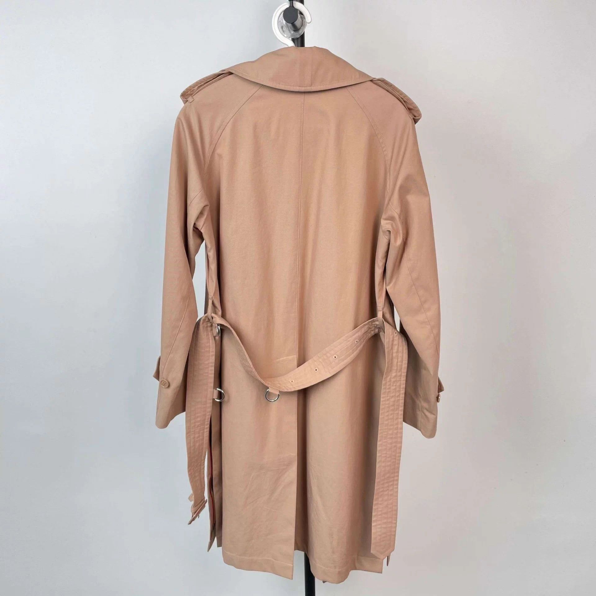 Burberry Burberry Pink Yellow Trench Coat Women's 4 Size XS / US 0-2 / IT 36-38 - 2 Thumbnail