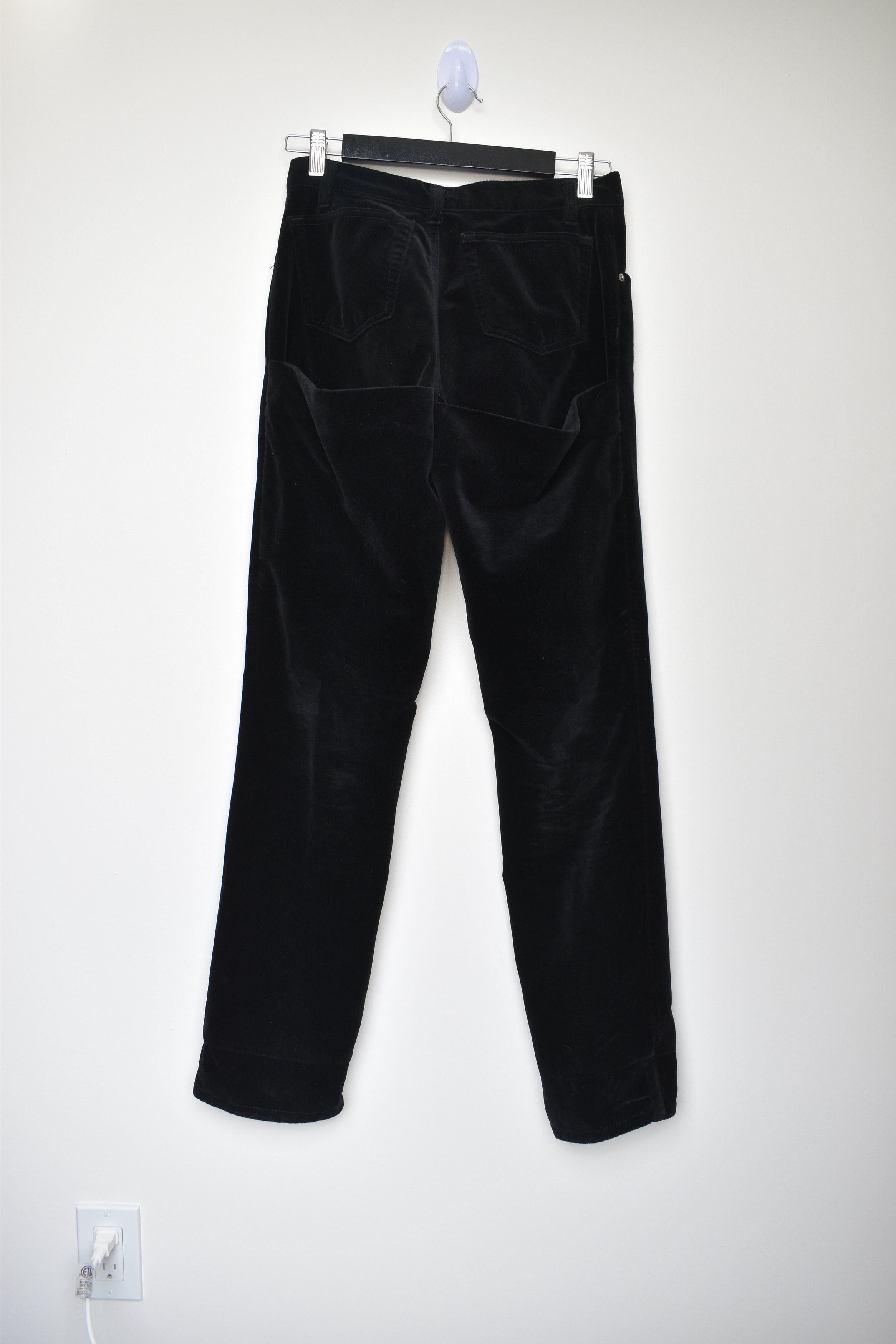 Helmut Lang Helmut Lang 1997 Jeans GTR Velvet Holster Pants Black Size US 29 - 2 Thumbnail