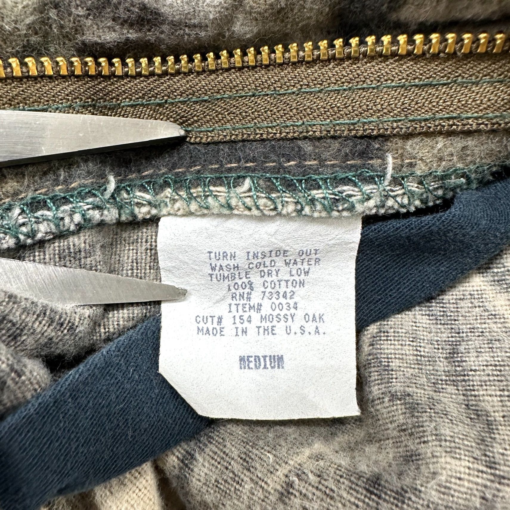 Vintage VINTAGE Mossy Oak Pants Mens M 36x27 Camouflage Cargo Relaxed Cotton Baggy Hunting 90s Size US 36 / EU 52 - 3 Thumbnail