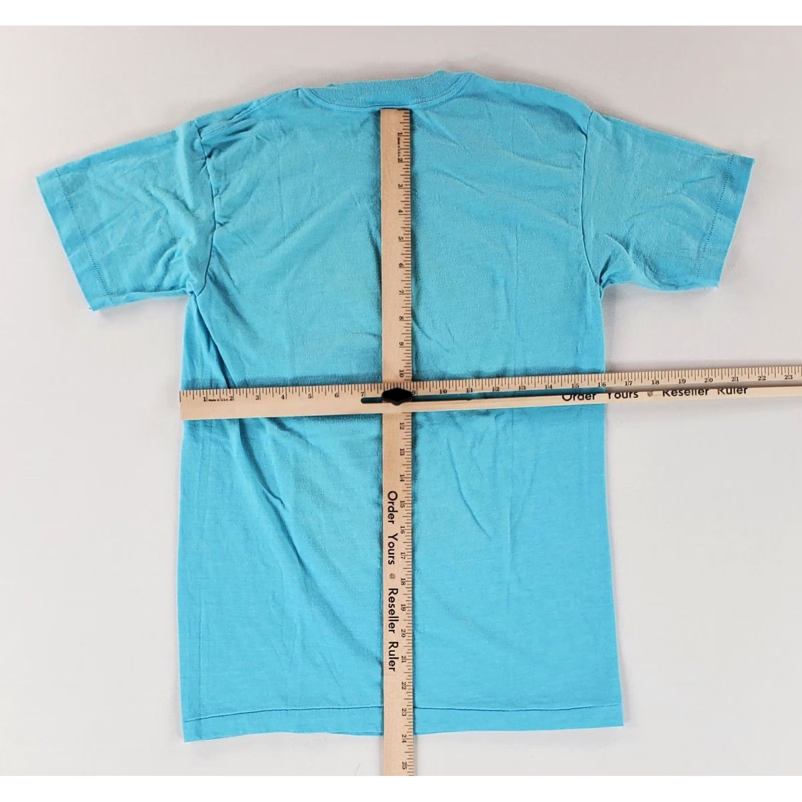 Vintage VINTAGE Seagram's VO T Shirt Tophalf VTG 80s 90s Surf Beach Blue Sheer Burnout Mens M Shirt Size US M / EU 48-50 / 2 - 7 Thumbnail