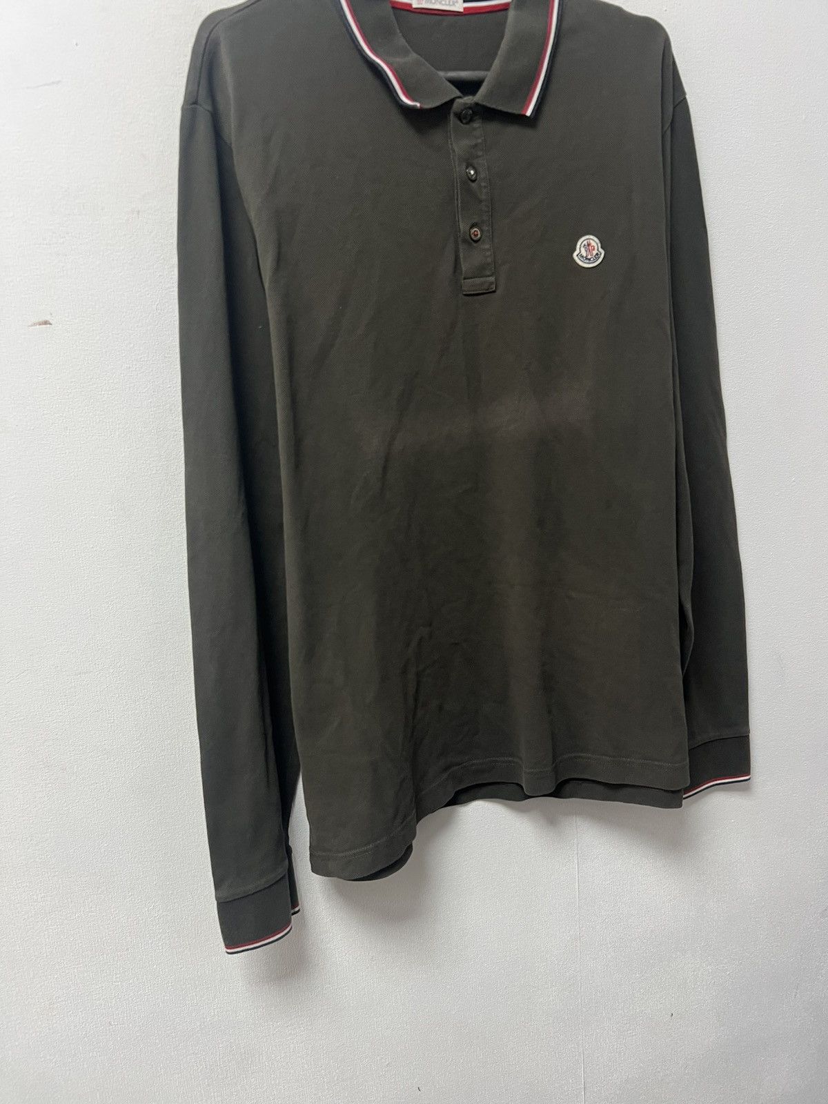 Moncler Moncler Longsleeve Shirt Green Luxury Size XXL XL Size US XXL / EU 58 / 5 - 8 Thumbnail
