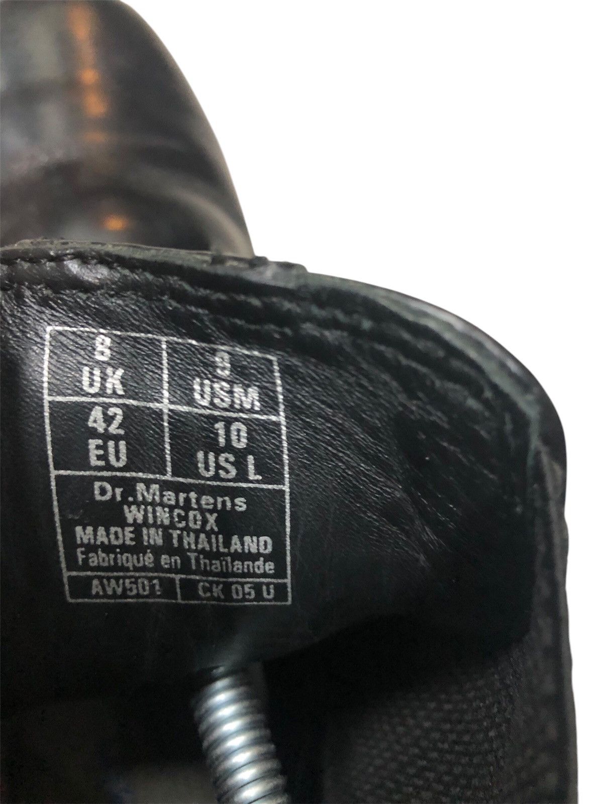 Dr. Martens × Vintage Vintage Dr.Martens Boots Leather Shoes Unisex Uk8/Us9 Size US 8 / EU 41 - 15 Thumbnail