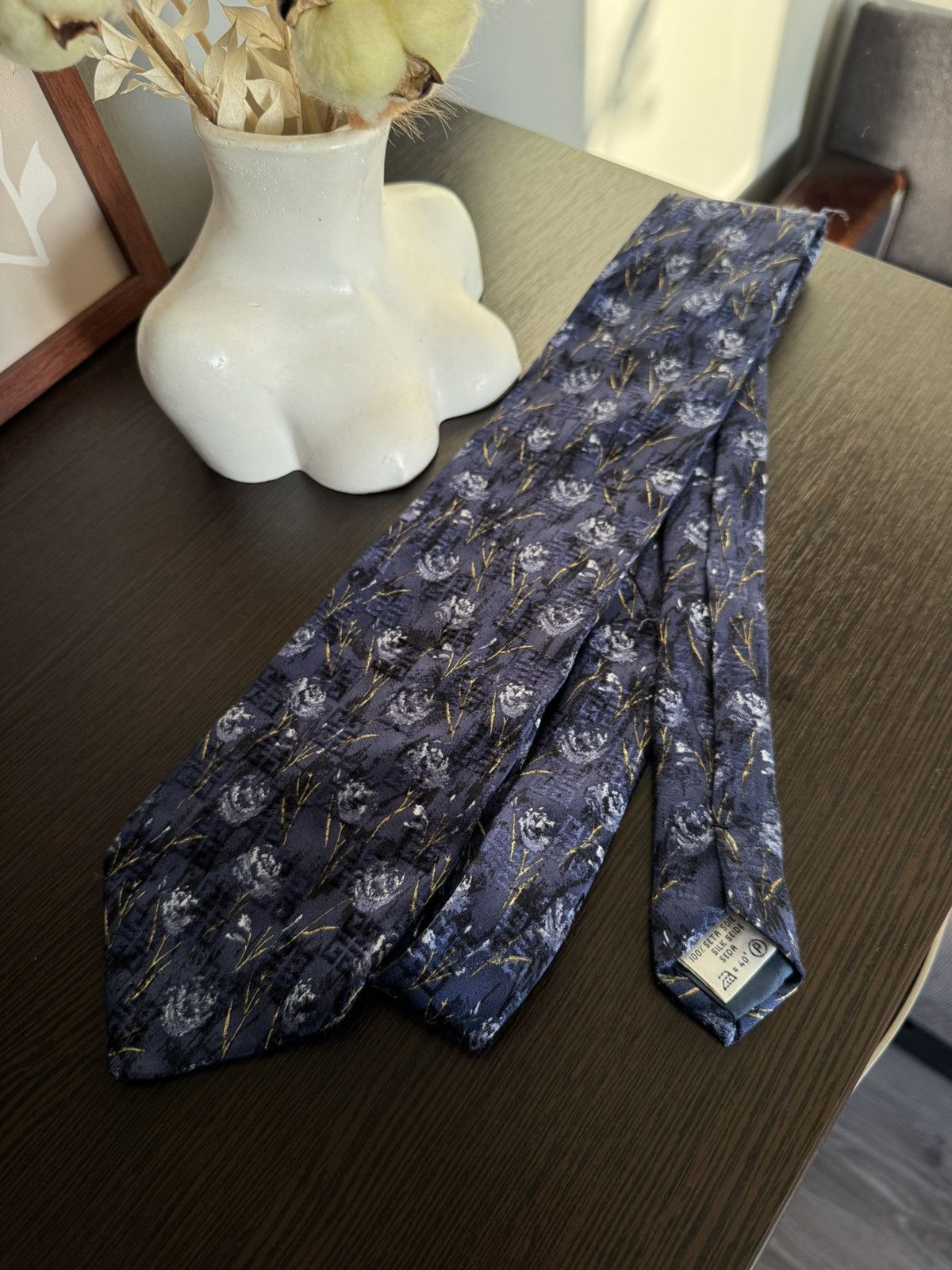 Givenchy Givenchy Floral Monogram silk tie Size ONE SIZE - 1 Thumbnail
