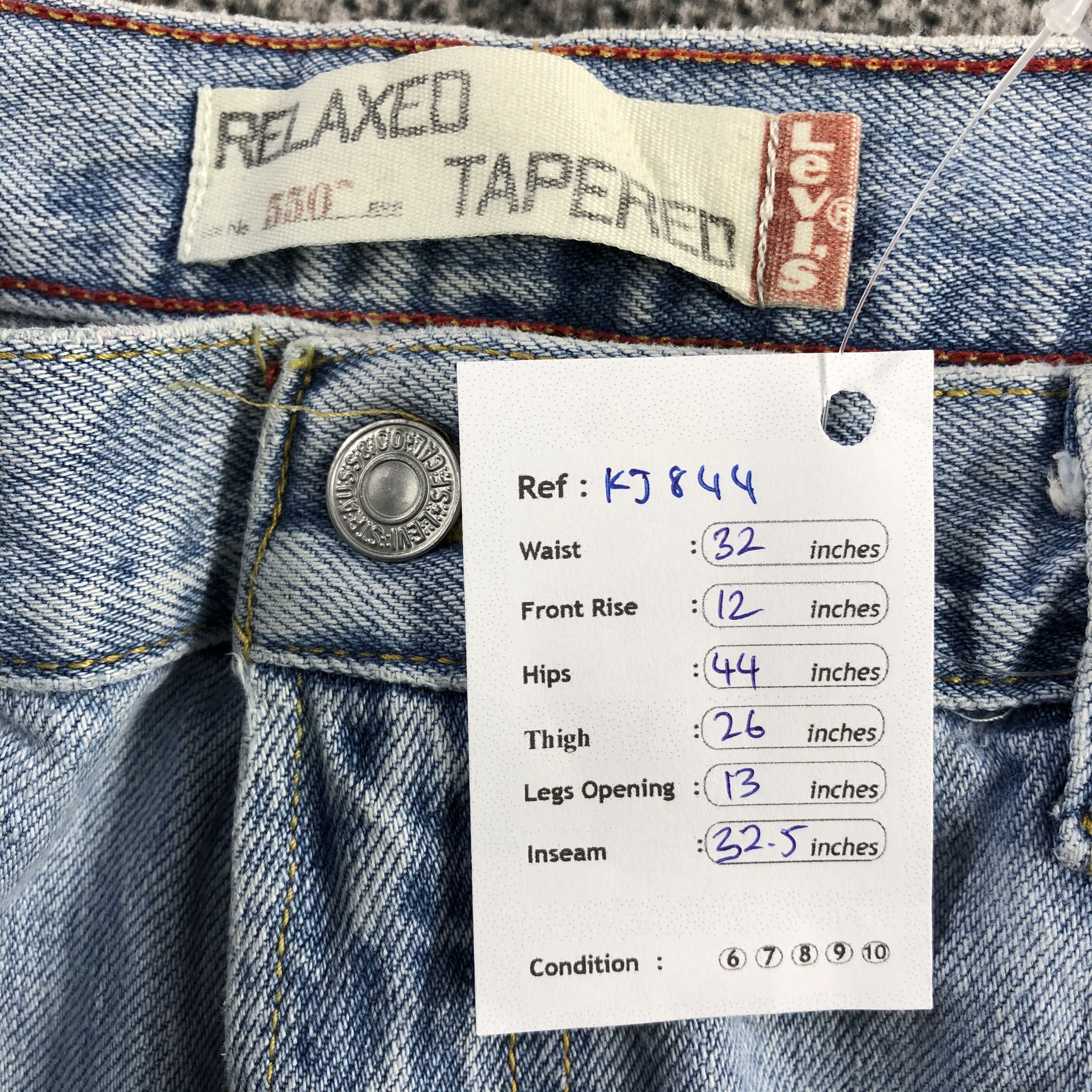 Levi's Vintage Levis 550 Jeans Medium Wash Denim KJ844 Size US 32 / EU 48 - 13 Thumbnail