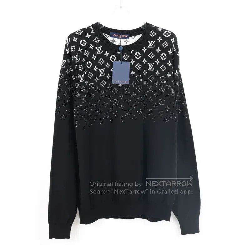 Louis Vuitton Louis Vuitton FW23 Gradient Logo Printed Crew Neck Sweatsh Size US L / EU 52-54 / 3 - 2 Thumbnail