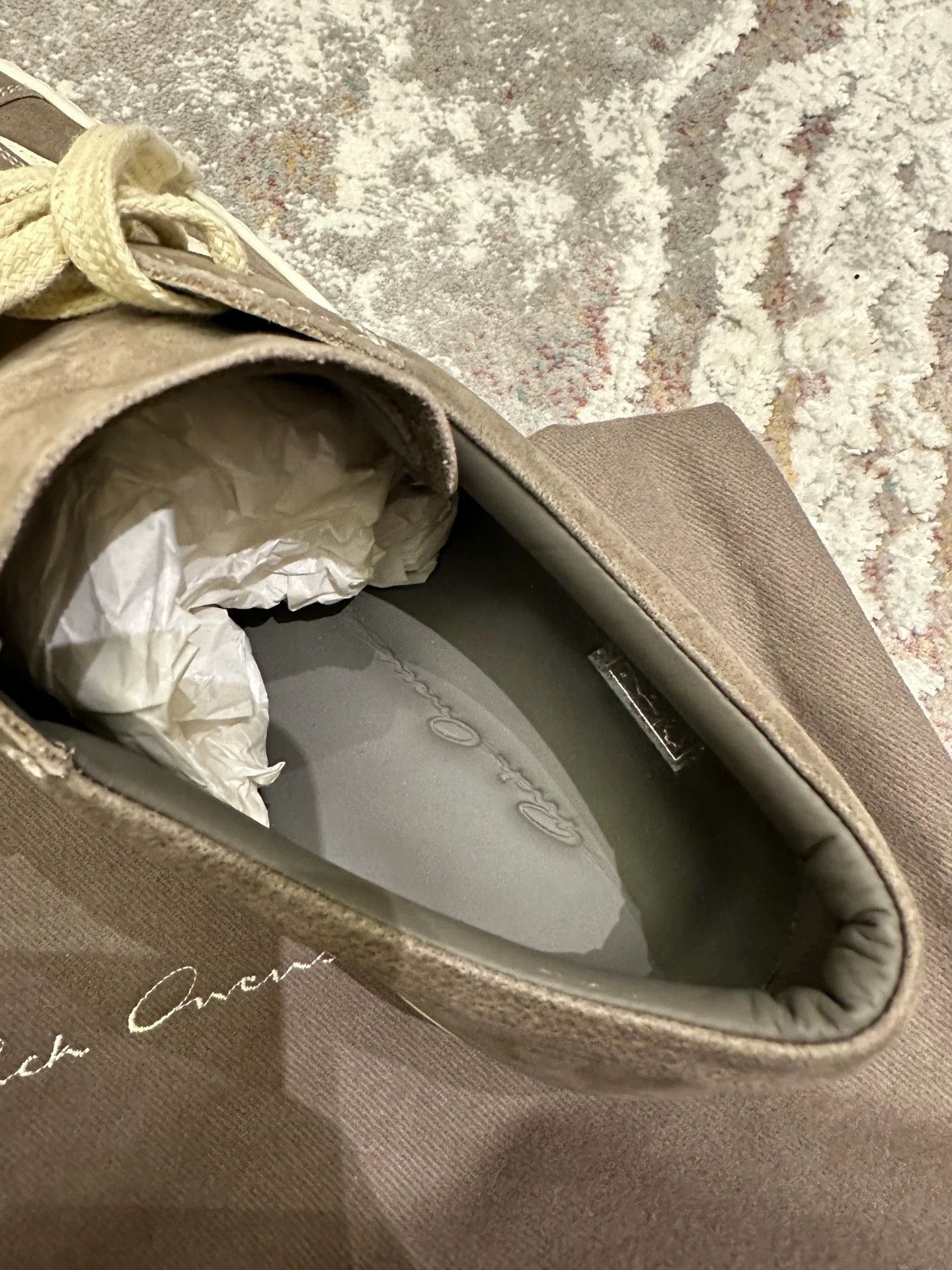 Rick Owens Rick Owens 24ss Grain Leather Shoes Light Brown 43 (Rare) Size US 10 / EU 43 - 9 Thumbnail