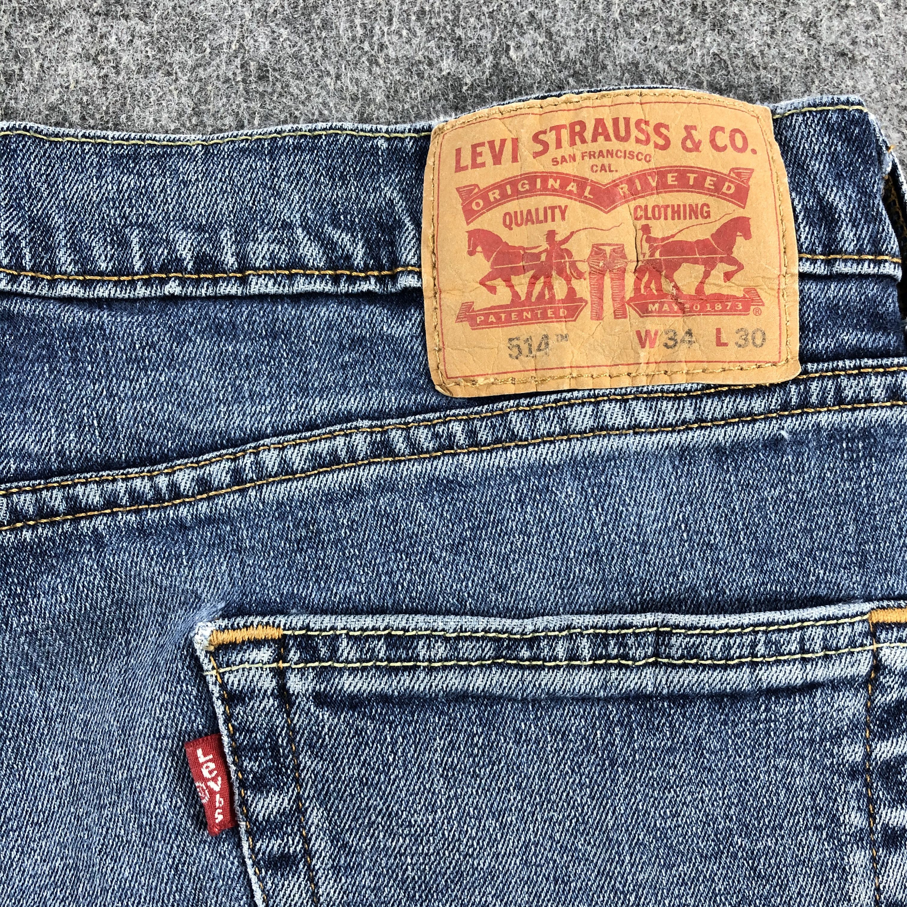 Levi's × Vintage Vintage Blue Wash Levis 514 Jeans-JM1881 Size US 35 - 6 Thumbnail