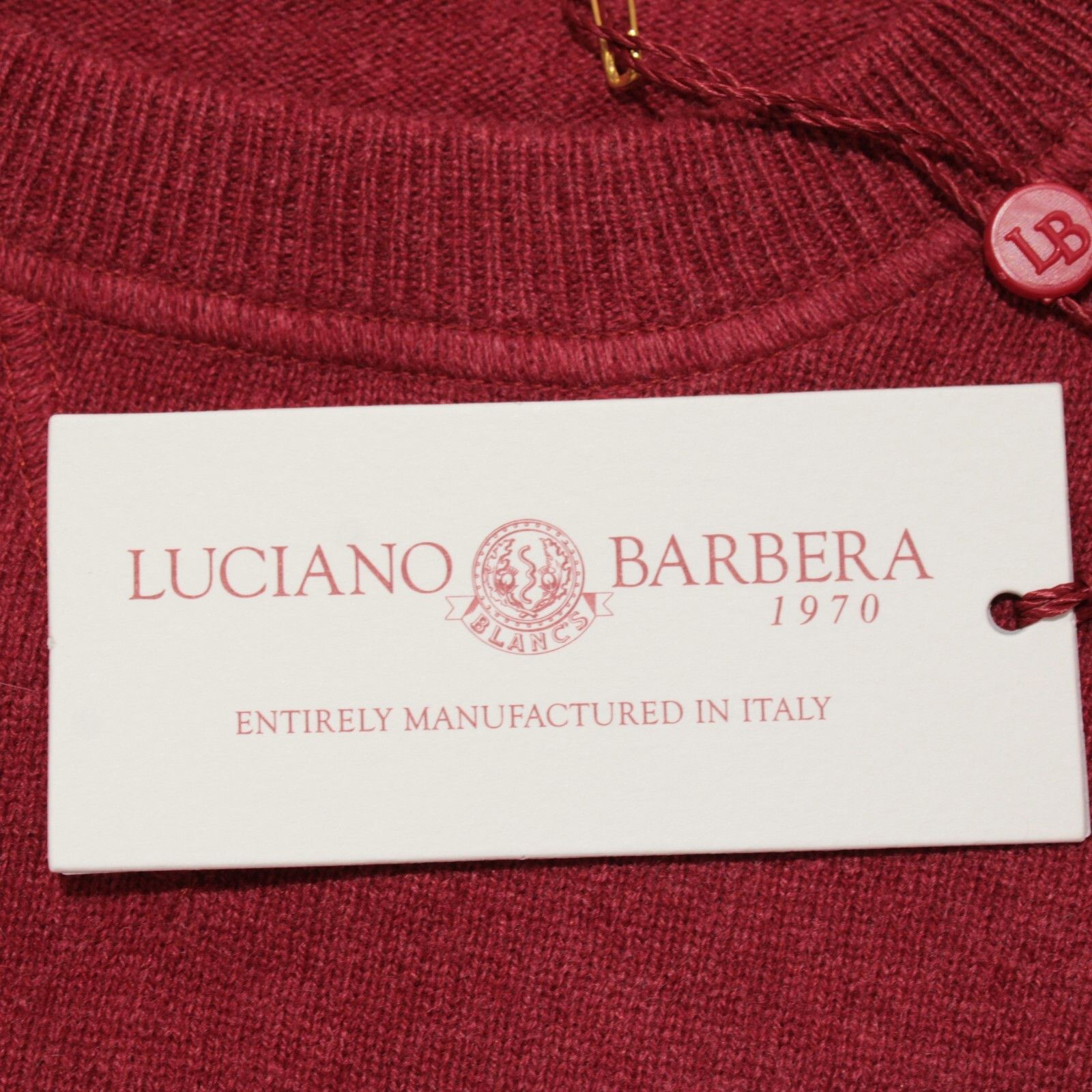 Luciano Barbera Luciano Barbera Sweater Size US M in Red Size US M / EU 48-50 / 2 - 2 Thumbnail