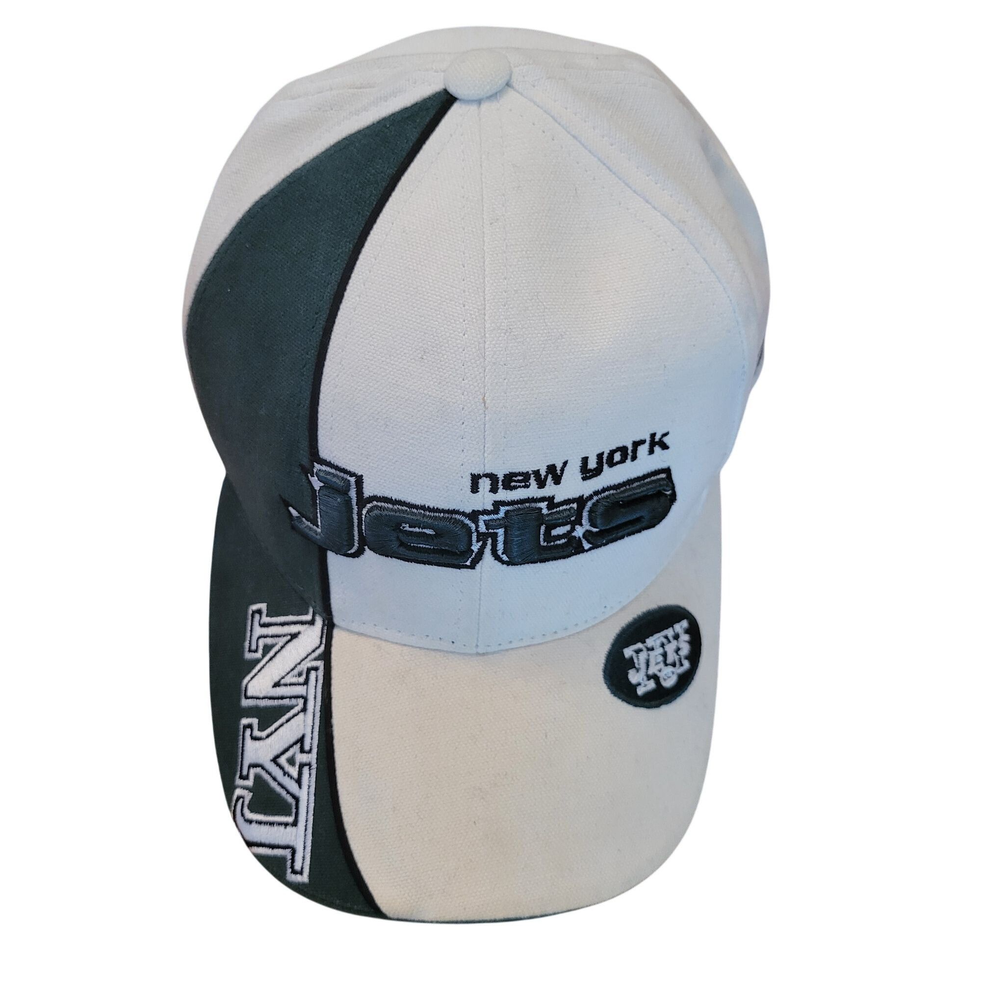 Reebok Vintage Reebok NFL Pro Line New York Jets Hat White Green OS Size ONE SIZE - 1 Thumbnail