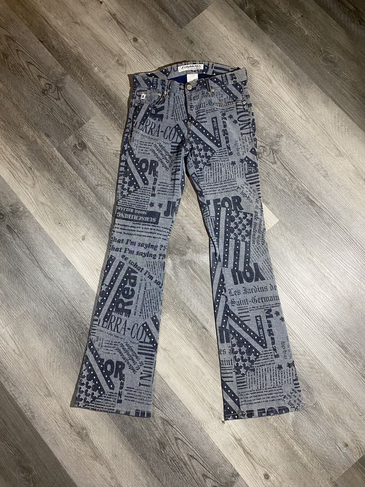 Vintage Z. Cavaricci Vintage AOP Boot Cut Denim Jeans Size 29" - 1 Thumbnail