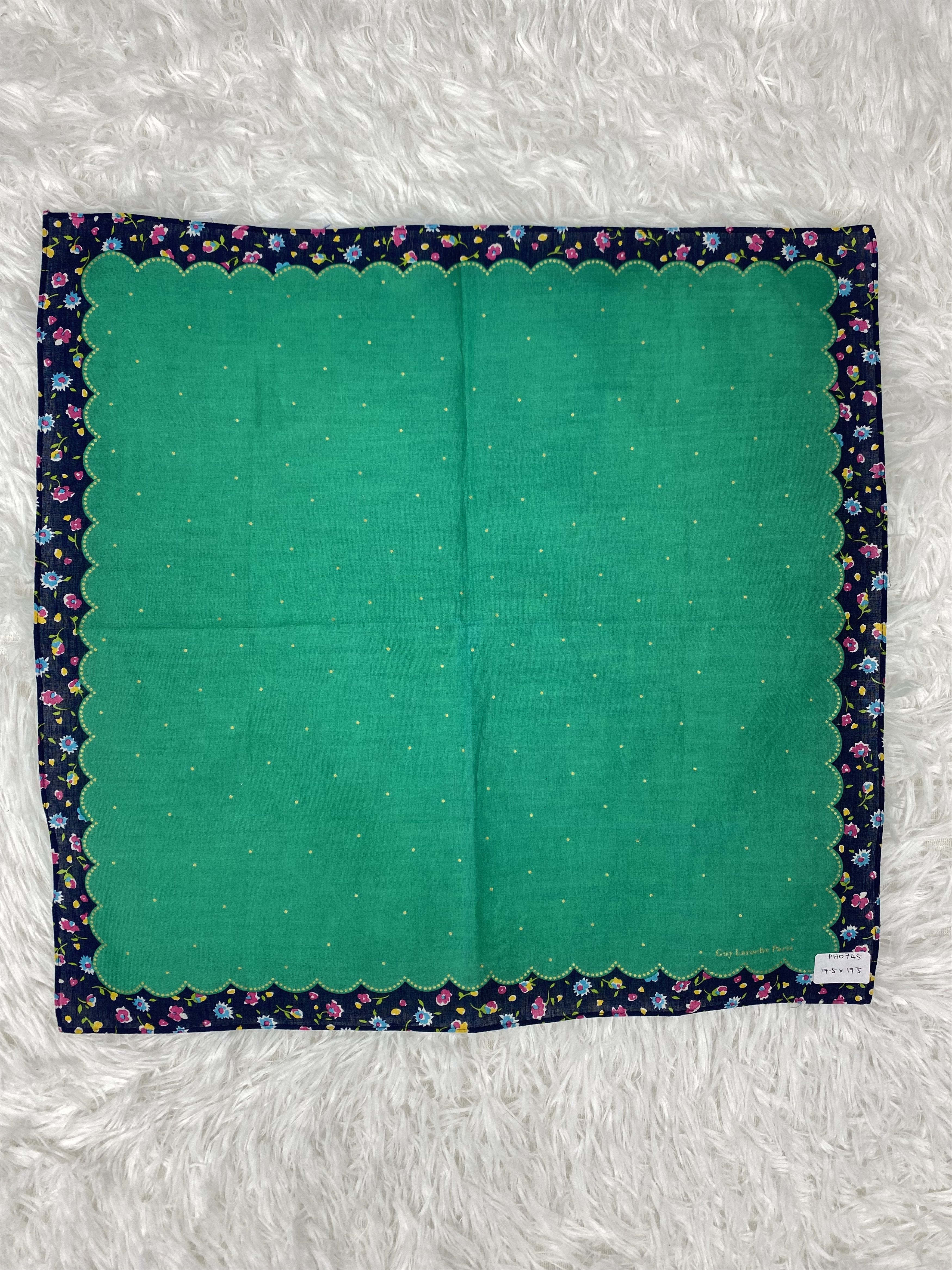Guy Laroche × Vintage Vintage Guy Laroche Handkerchief Neckerchief PH0745 Size ONE SIZE - 3 Thumbnail
