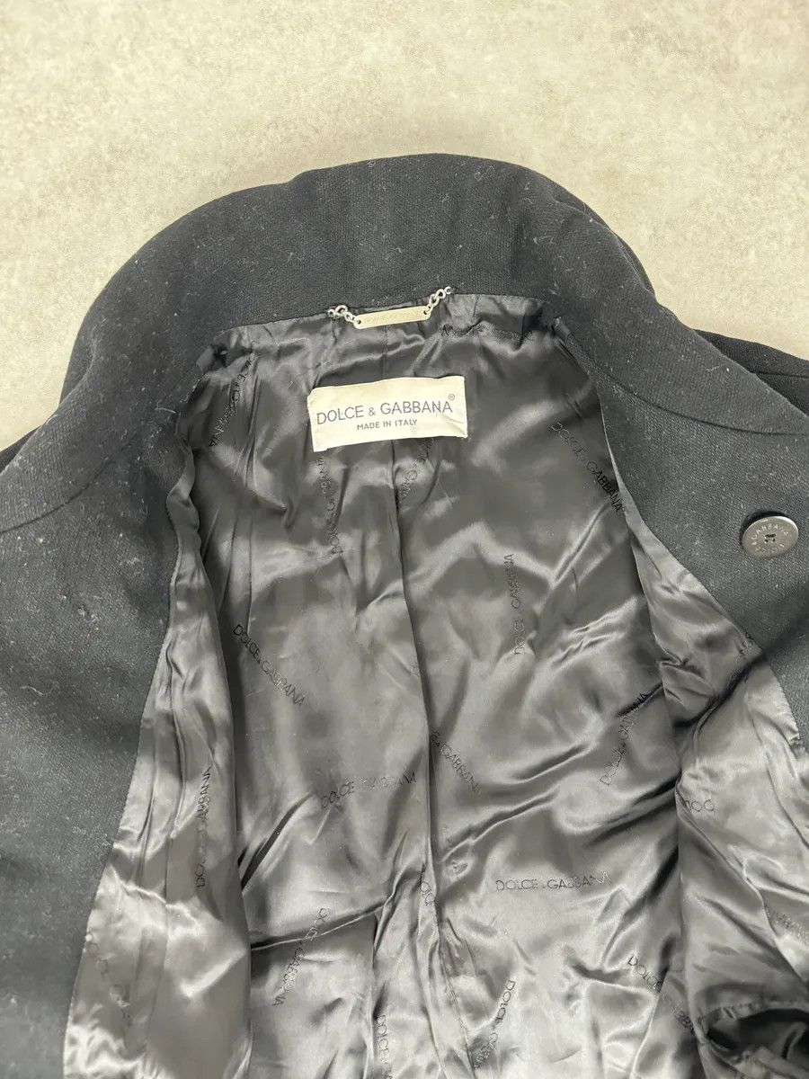 Dolce & Gabbana AW1996 Dolce & Gabbana Black Classy Wool Buttoned Officer Peacoat Jacket Size US M / EU 48-50 / 2 - 11 Thumbnail