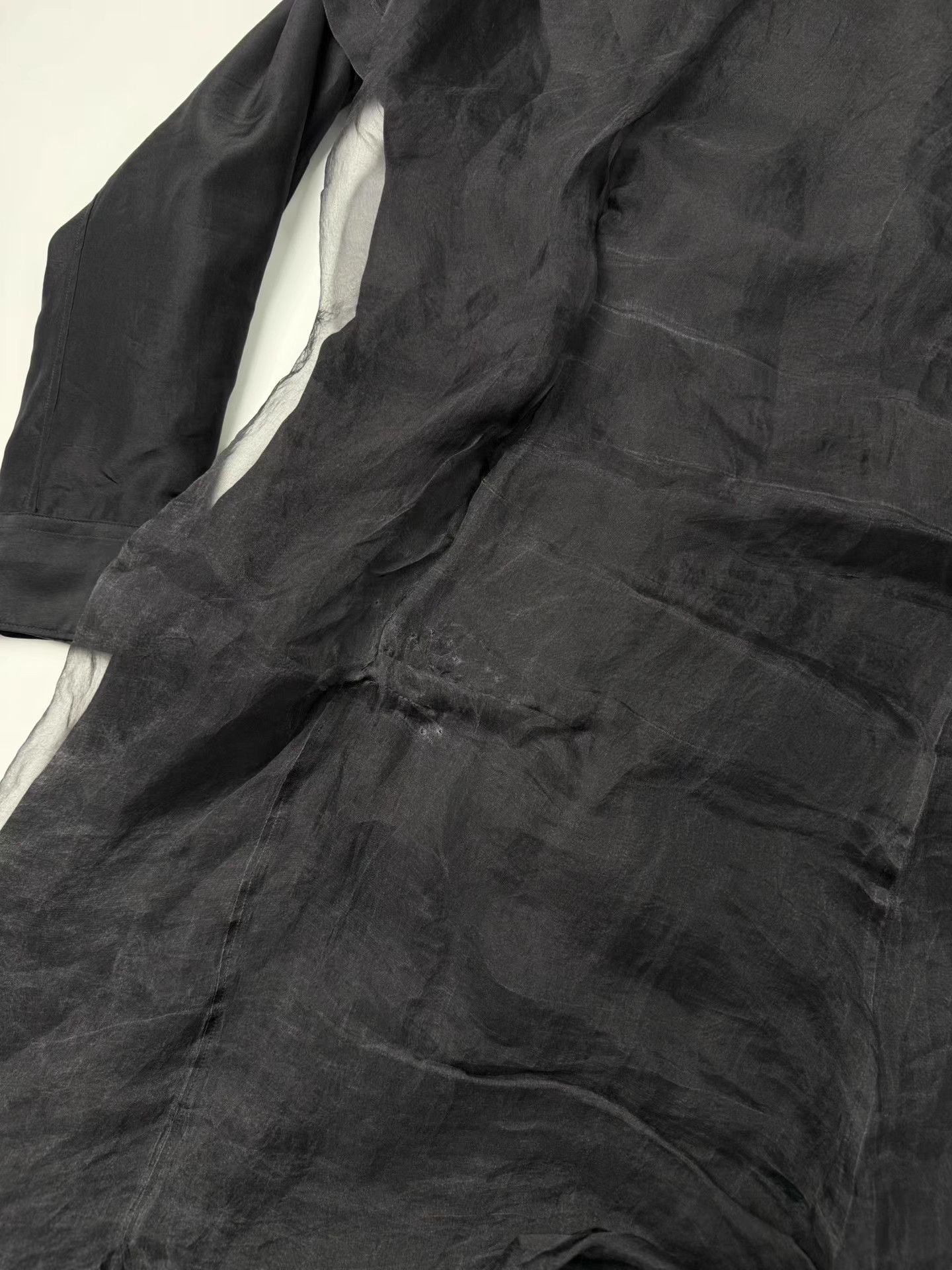 Junya Watanabe Junya Watanabe CDG Black Organza Long Shirt K20 Size M / US 6-8 / IT 42-44 - 6 Thumbnail
