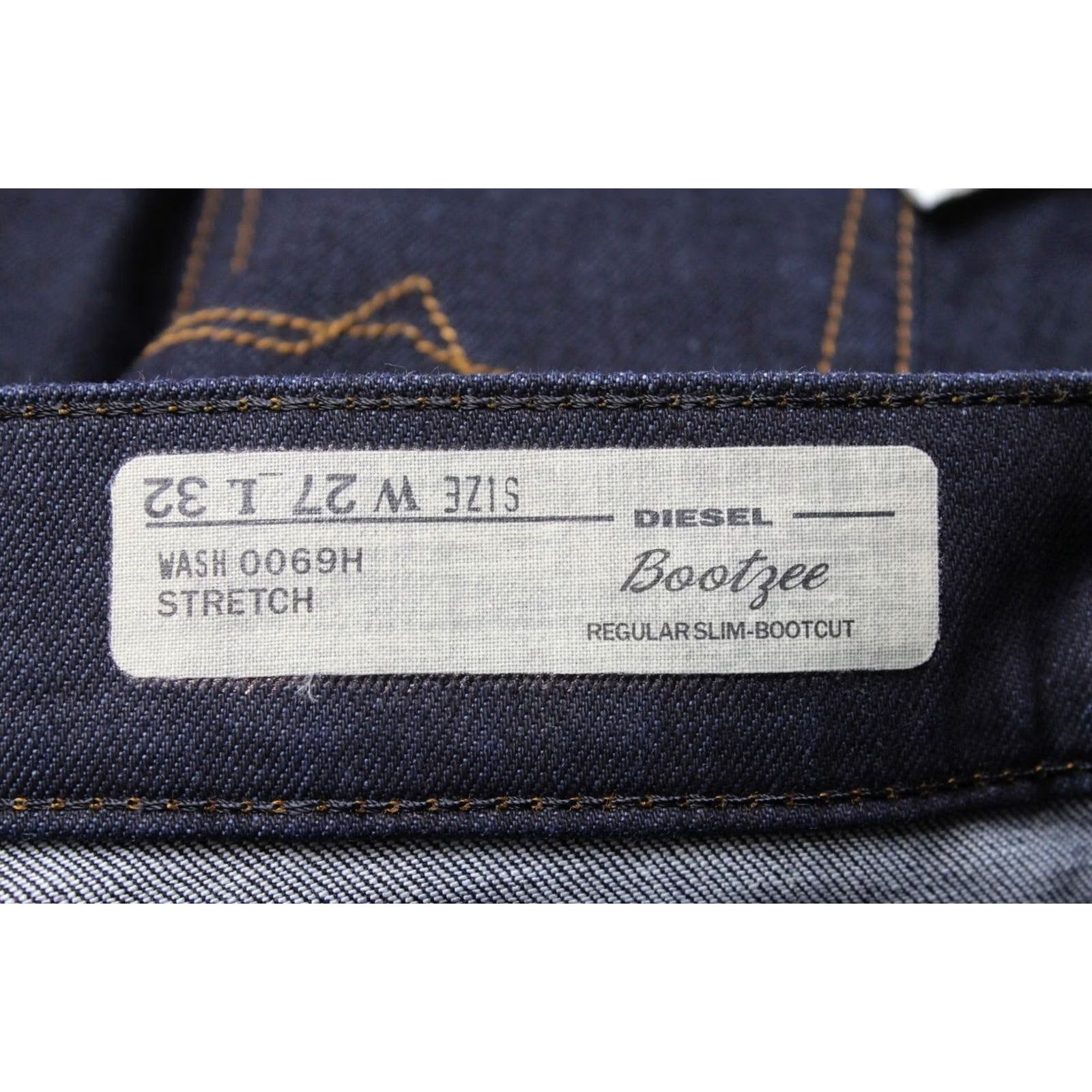 Diesel DIESEL Bootzee Regular Slim-Bootcut 0069H Stretch Jeans Women's W27/L32 Zip Blue Size 27" / US 4 / IT 40 - 5 Thumbnail