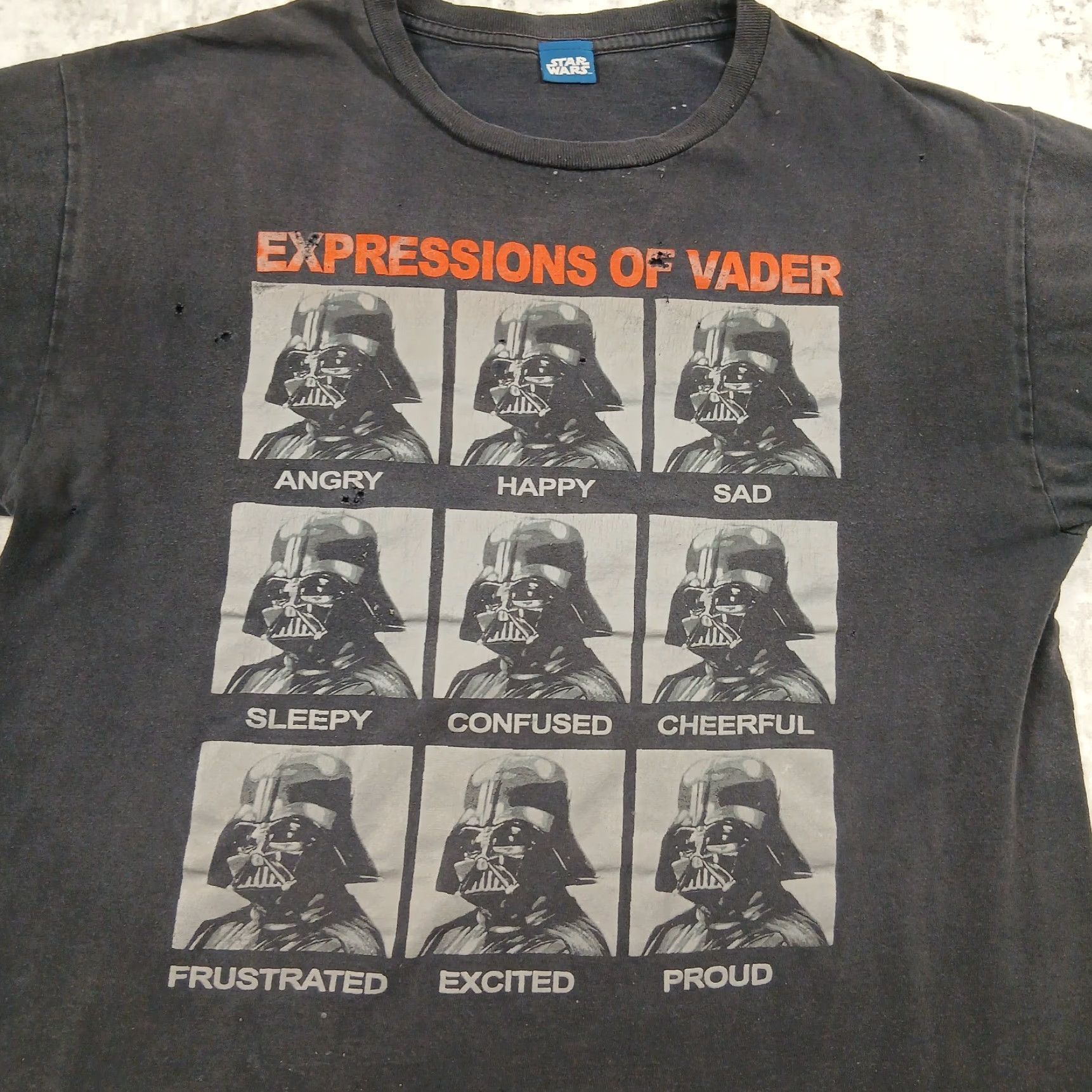 Star Wars VINTAGE Star Wars Darth Vader T Shirt Mens XL Regular Black Destressed Y2K Size US XL / EU 56 / 4 - 3 Thumbnail