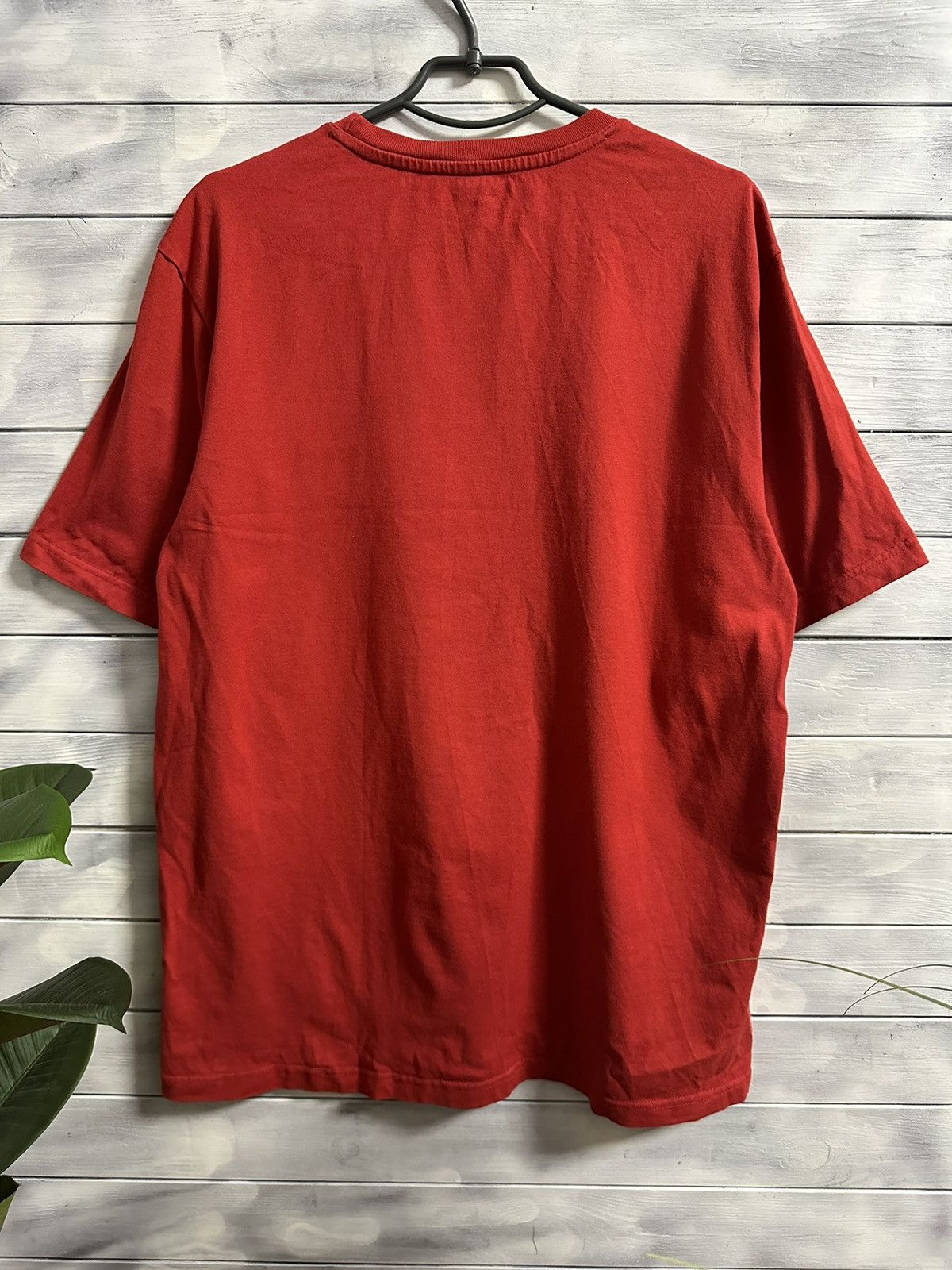 Nike Rare Vintage T-Shirt Nike Big Swoosh Centr Logo Drill Size US XL / EU 56 / 4 - 3 Thumbnail