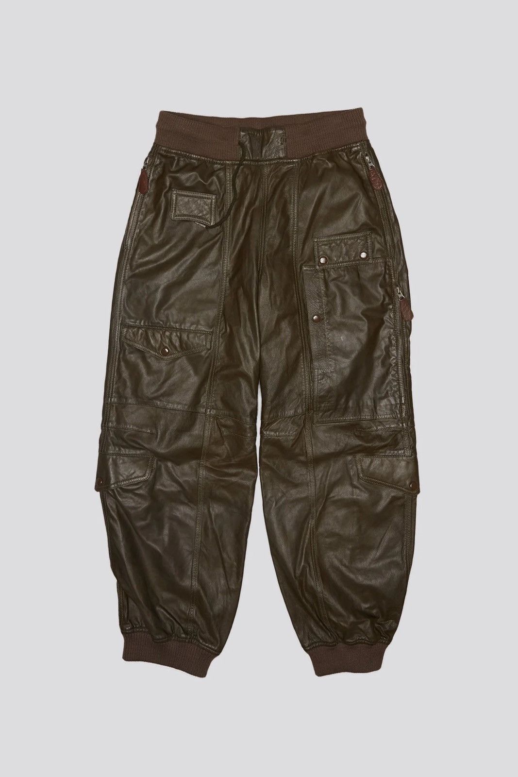 R13 Multipocket Leather Balloon Pants Medium Size 30" / US 8 / IT 44 - 4 Thumbnail