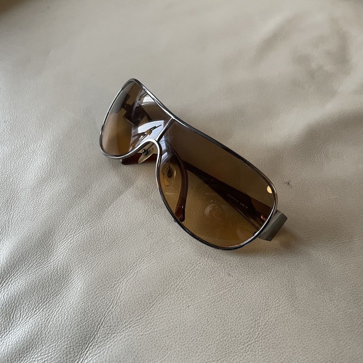 image of Vogue Y2K Aviator Glasses in Grey, Men's